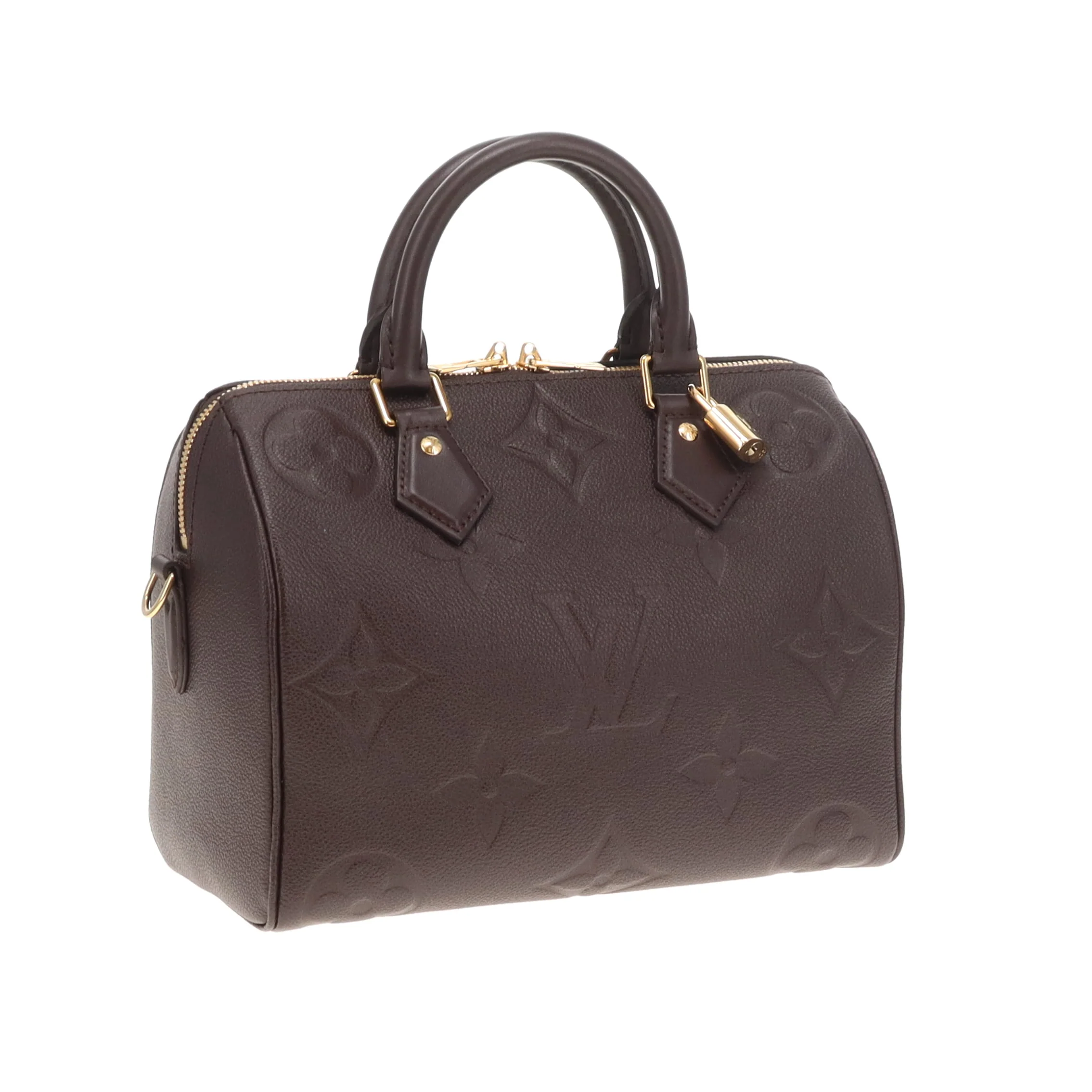 Louis Vuitton Speedy Bandouliere 25 Dark Brown Monogram Giant Empreinte - Image 4