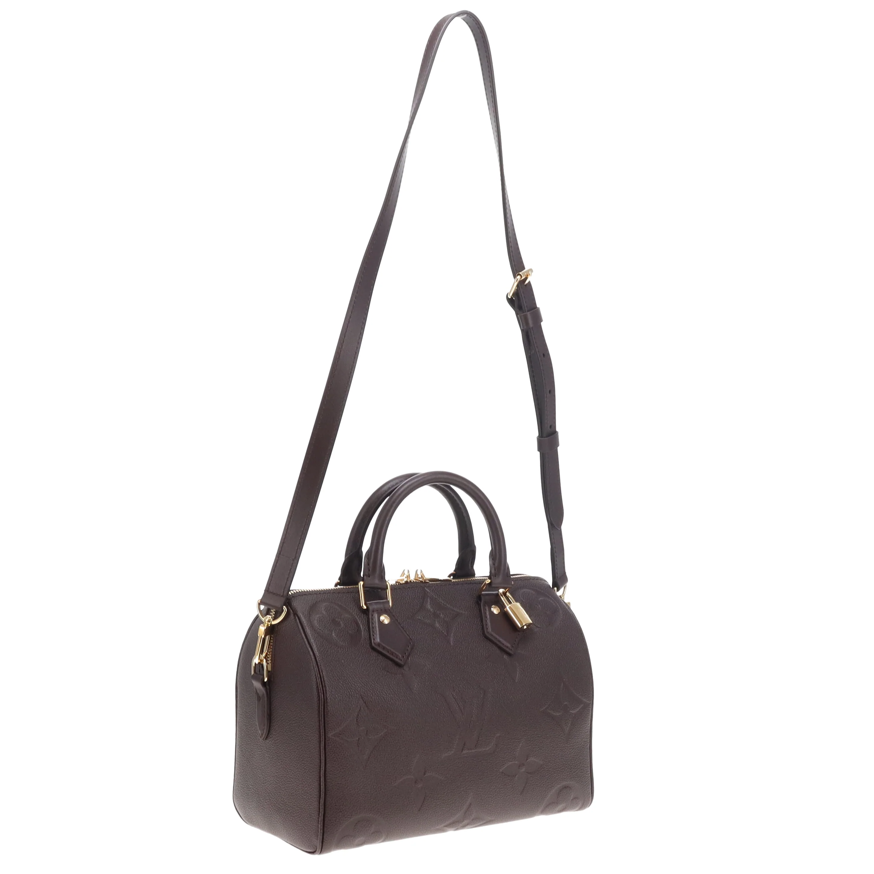Louis Vuitton Speedy Bandouliere 25 Dark Brown Monogram Giant Empreinte - Image 5