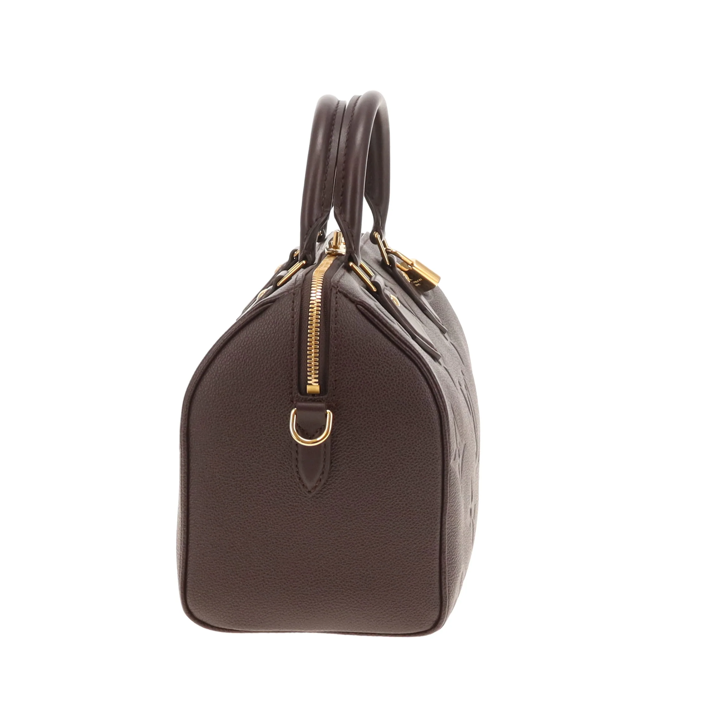 Louis Vuitton Speedy Bandouliere 25 Dark Brown Monogram Giant Empreinte - Image 6
