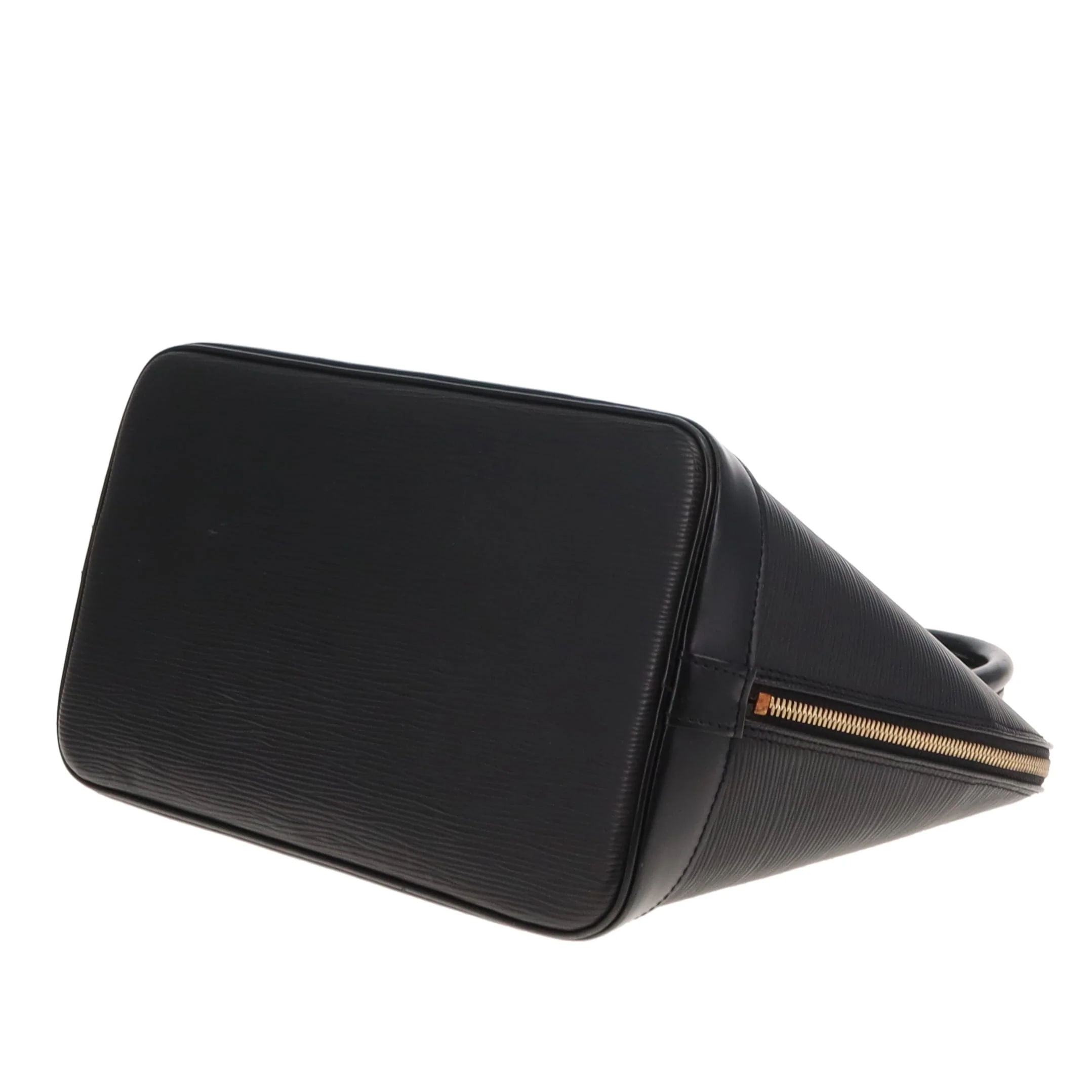 Louis Vuitton Vintage Black Epi Leather Alma PM With Strap AR0061 (2001) - Image 10