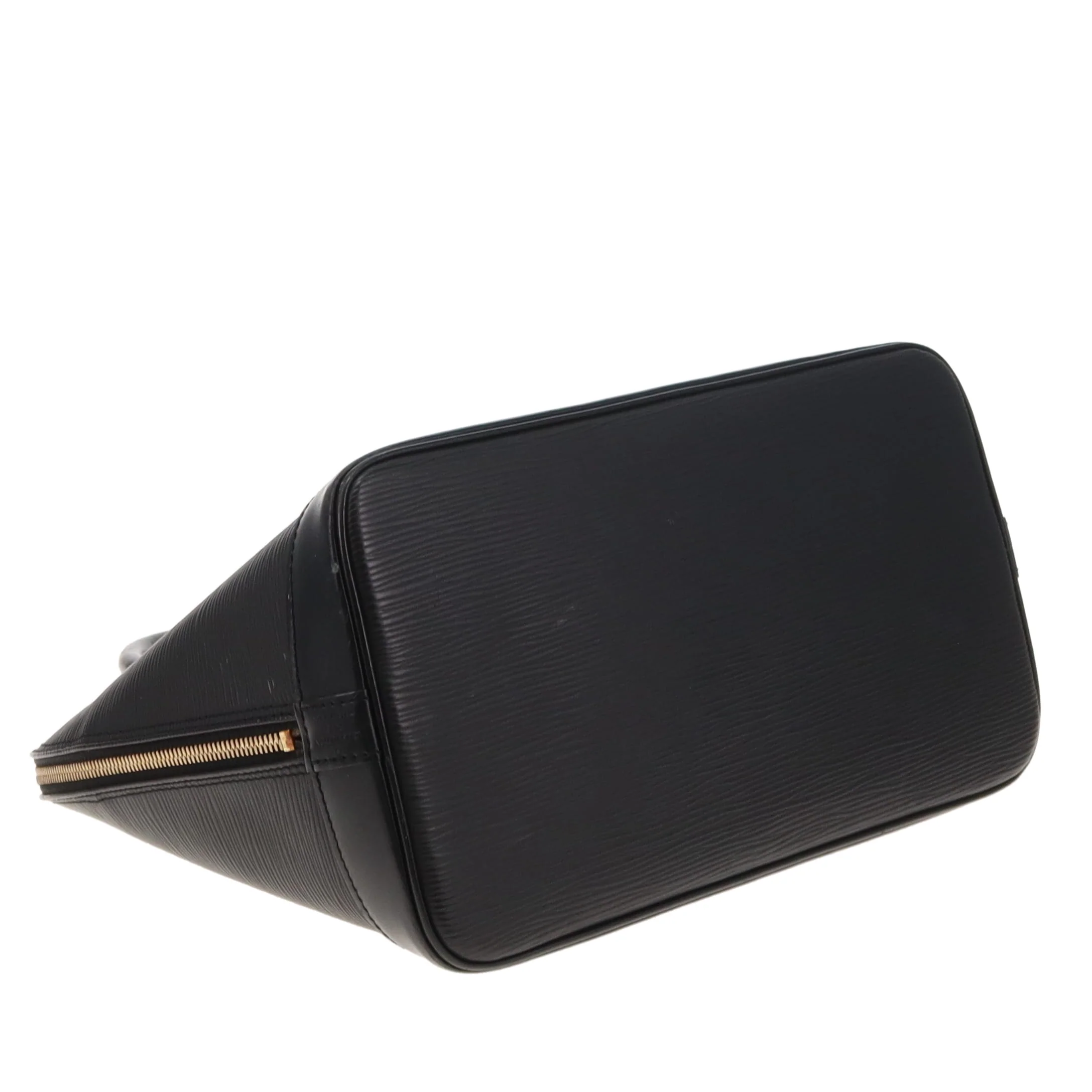 Louis Vuitton Vintage Black Epi Leather Alma PM With Strap AR0061 (2001) - Image 11