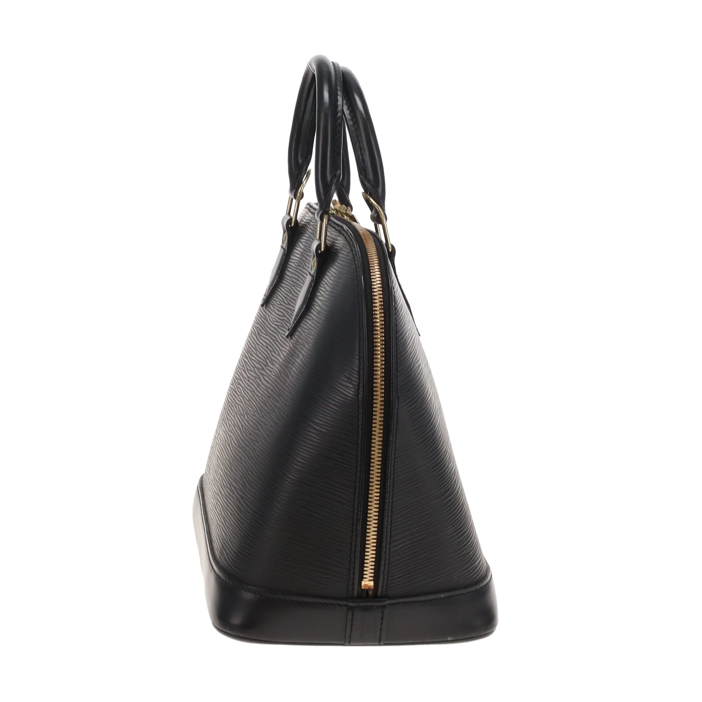 Louis Vuitton Vintage Black Epi Leather Alma PM With Strap AR0061 (2001) - Image 5