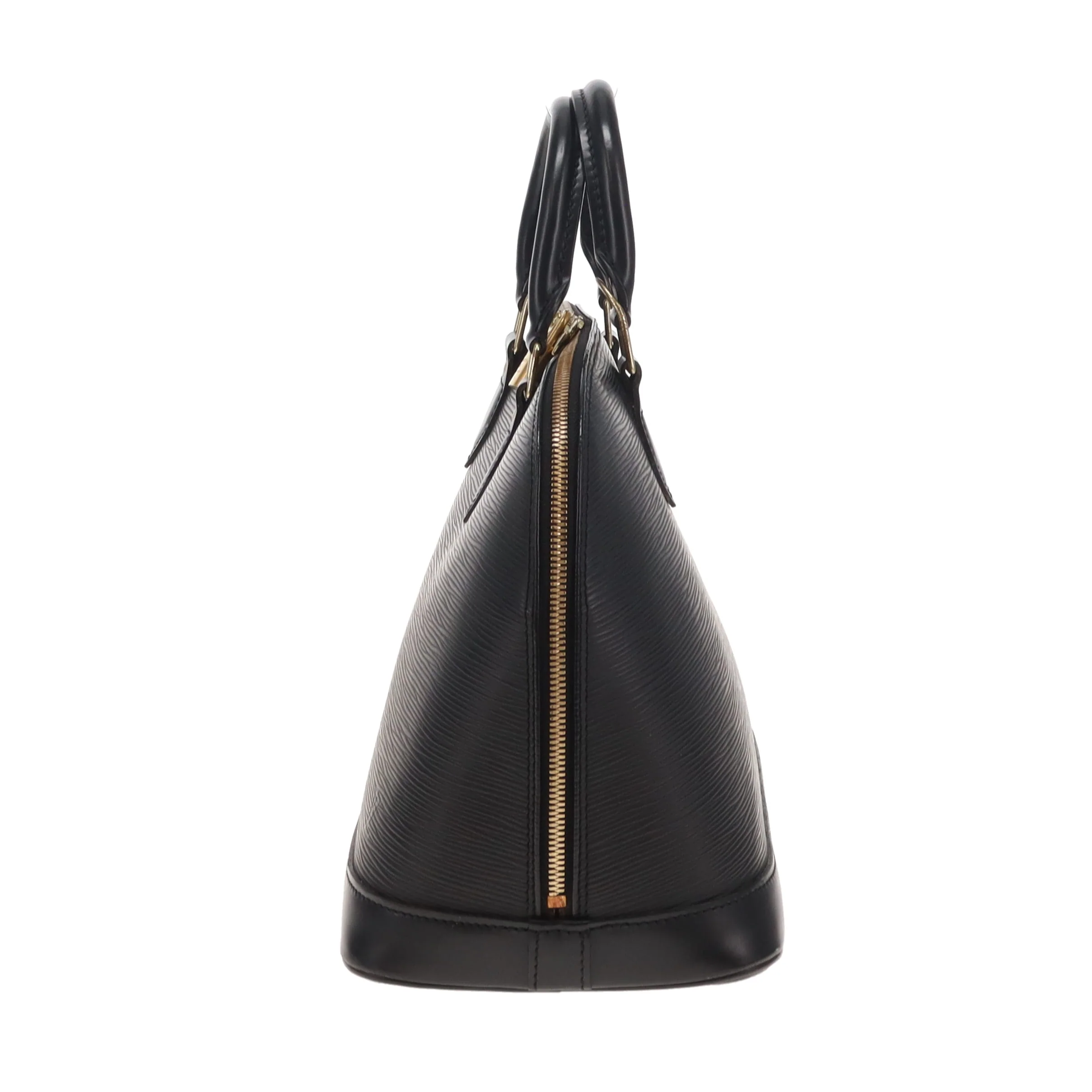 Louis Vuitton Vintage Black Epi Leather Alma PM With Strap AR0061 (2001) - Image 7