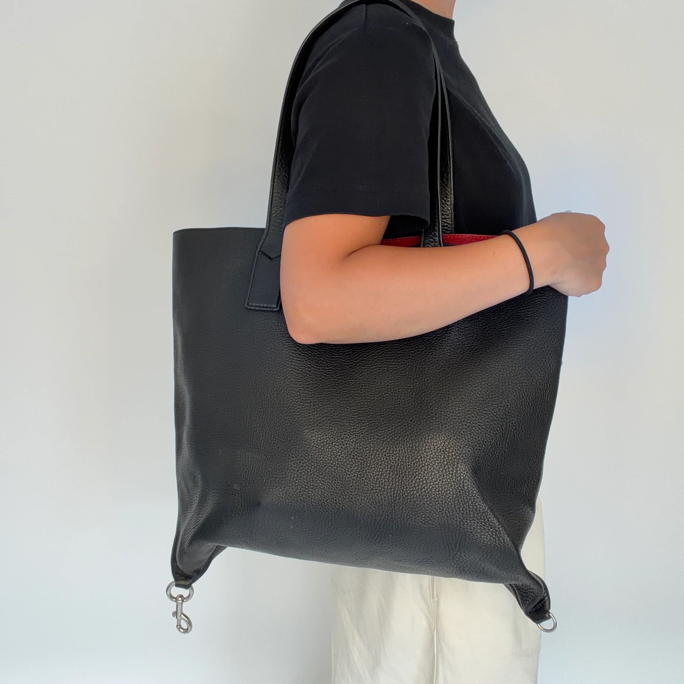 Marc Jacobs Black Clip Base Tote - Image 2