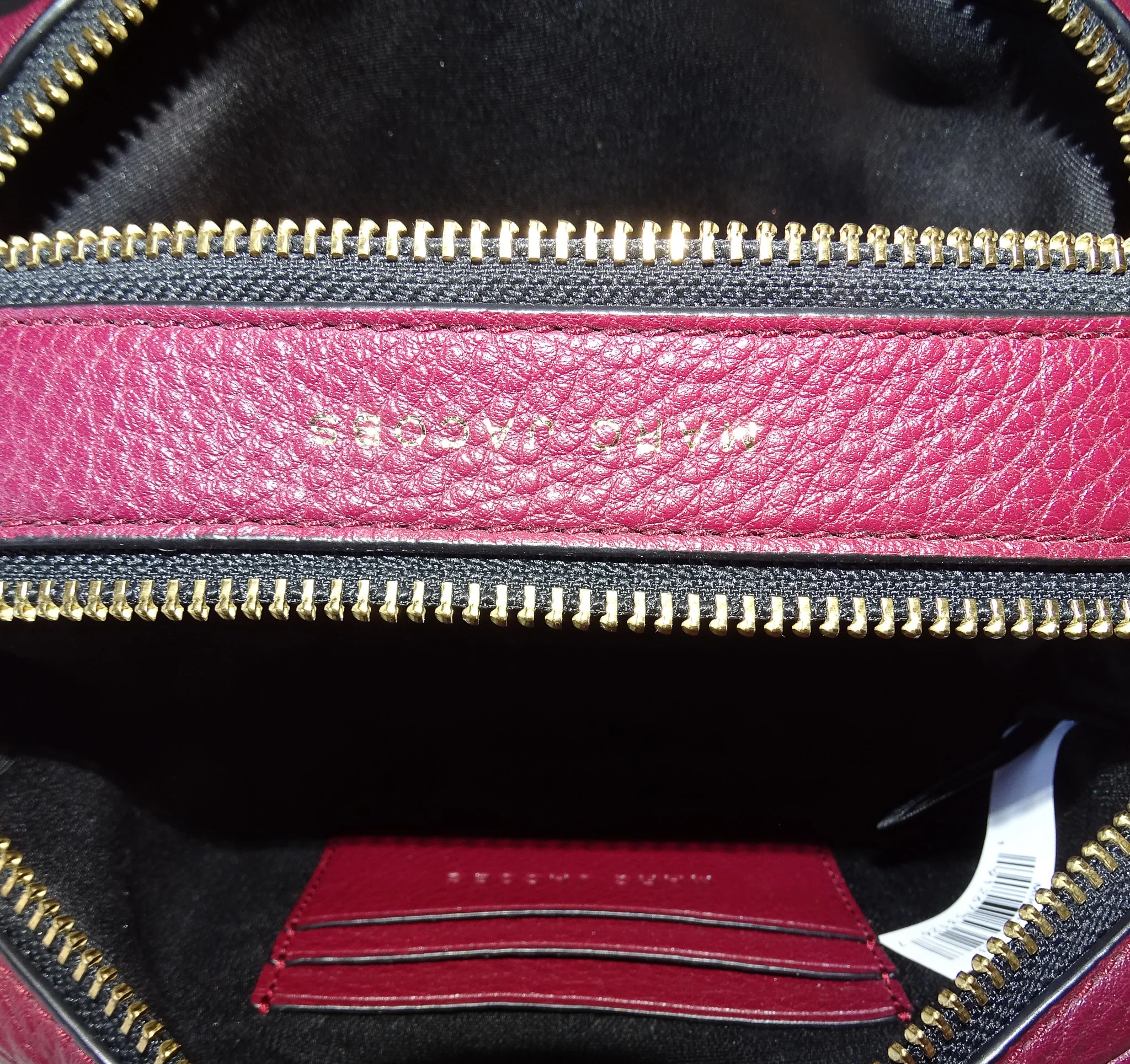Marc Jacobs Softshot Burgundy/Black Leather - Image 14