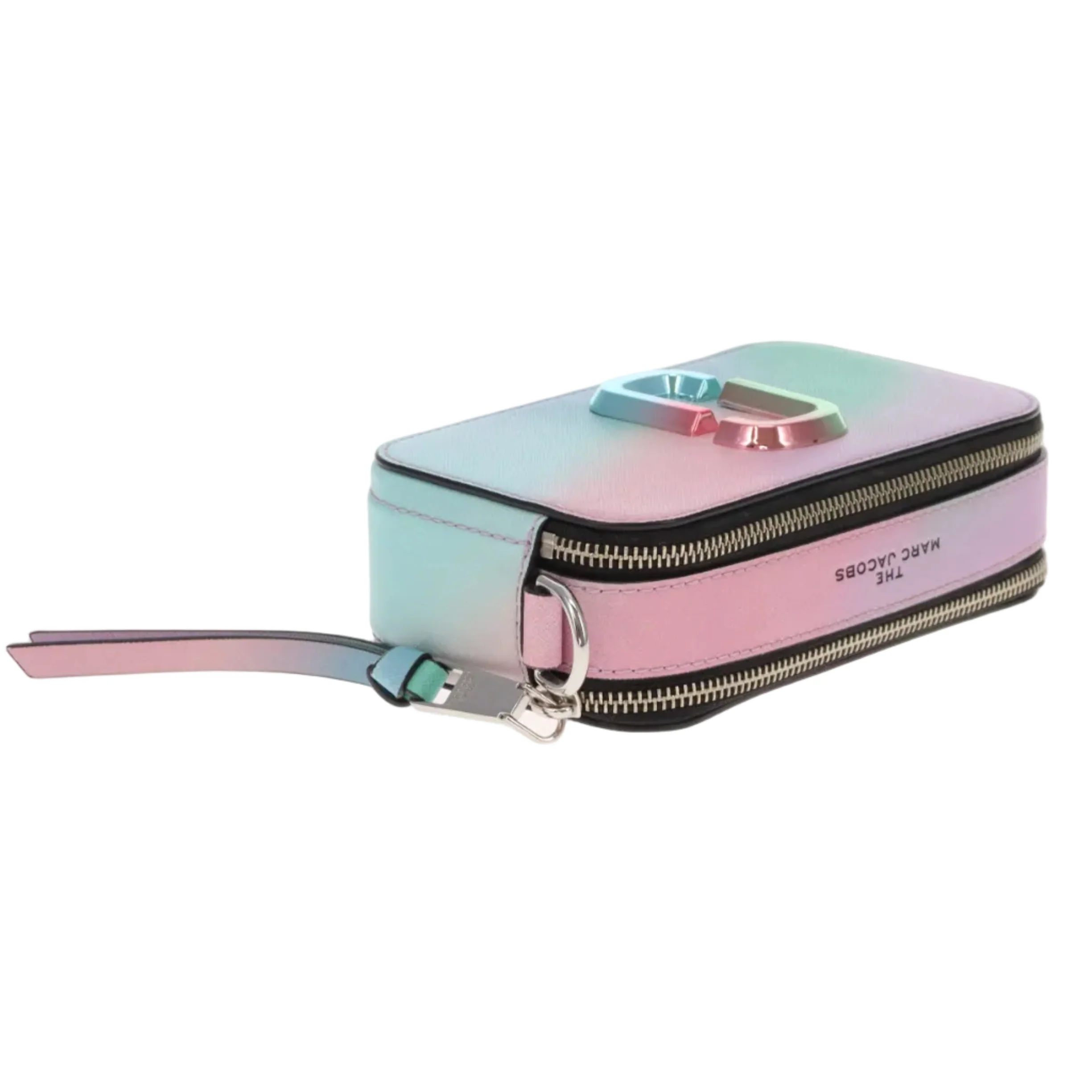 Marc Jacobs The Snapshot Bag Green Airbrush Leather with Multi-Tone Hardware - Image 12