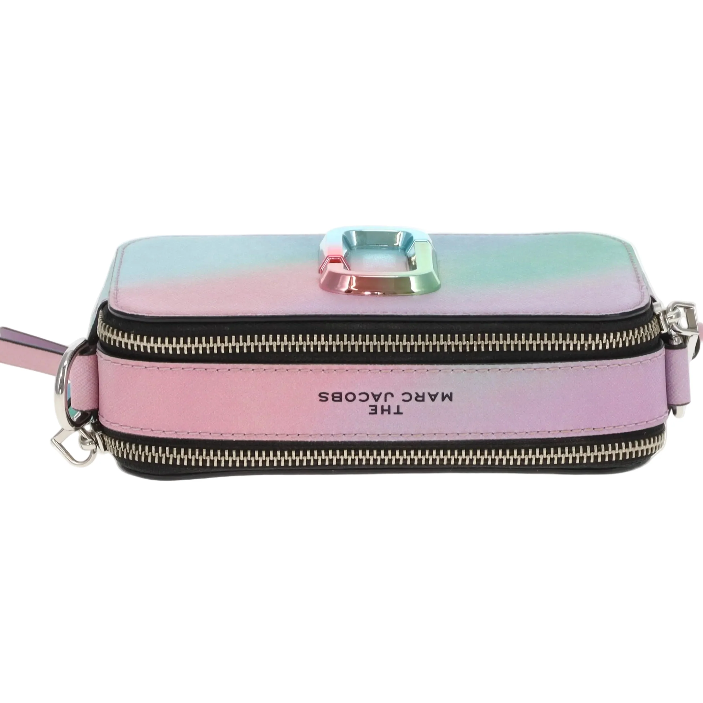 Marc Jacobs The Snapshot Bag Green Airbrush Leather with Multi-Tone Hardware - Image 13