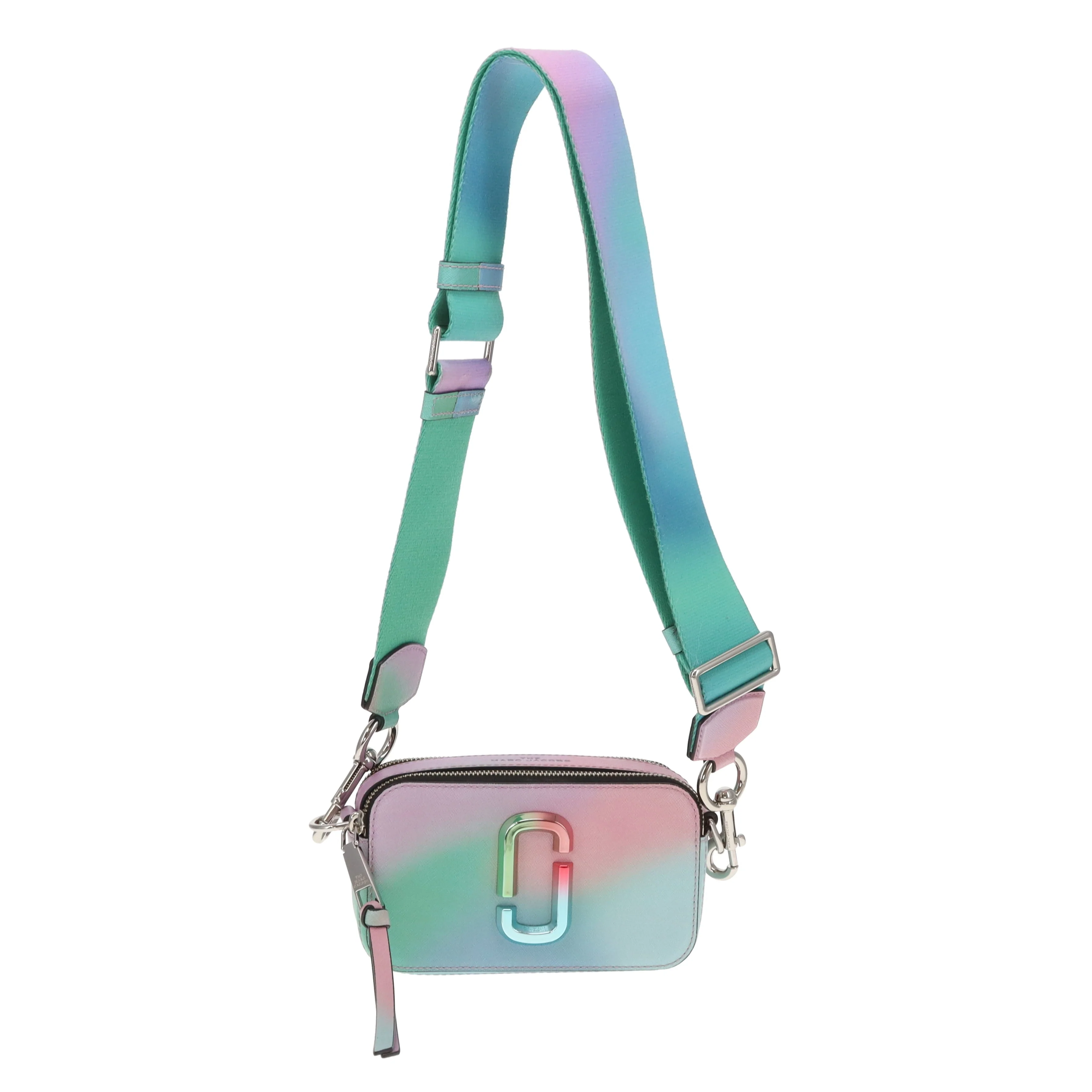Marc Jacobs The Snapshot Bag Green Airbrush Leather with Multi-Tone Hardware - Image 3