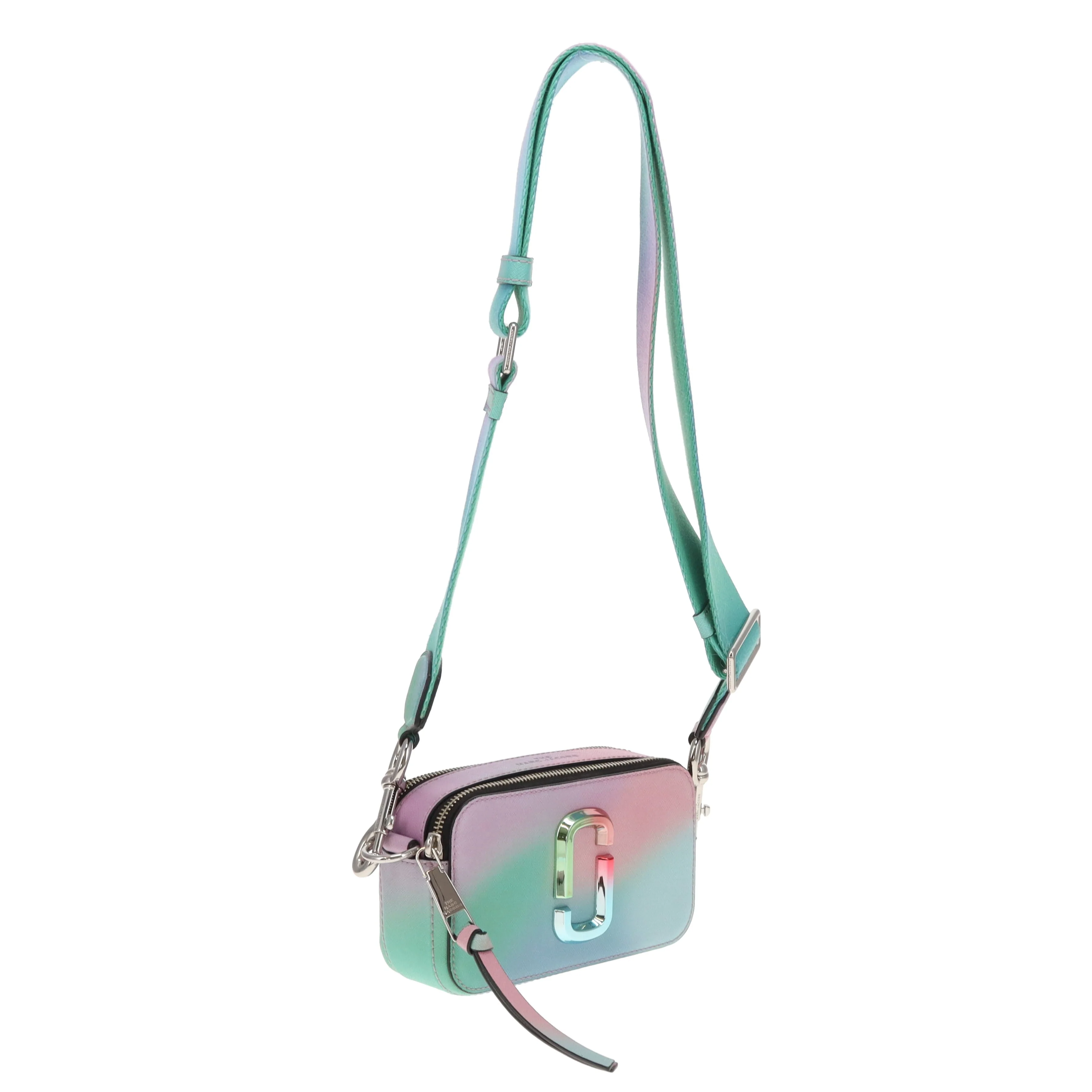Marc Jacobs The Snapshot Bag Green Airbrush Leather with Multi-Tone Hardware - Image 5