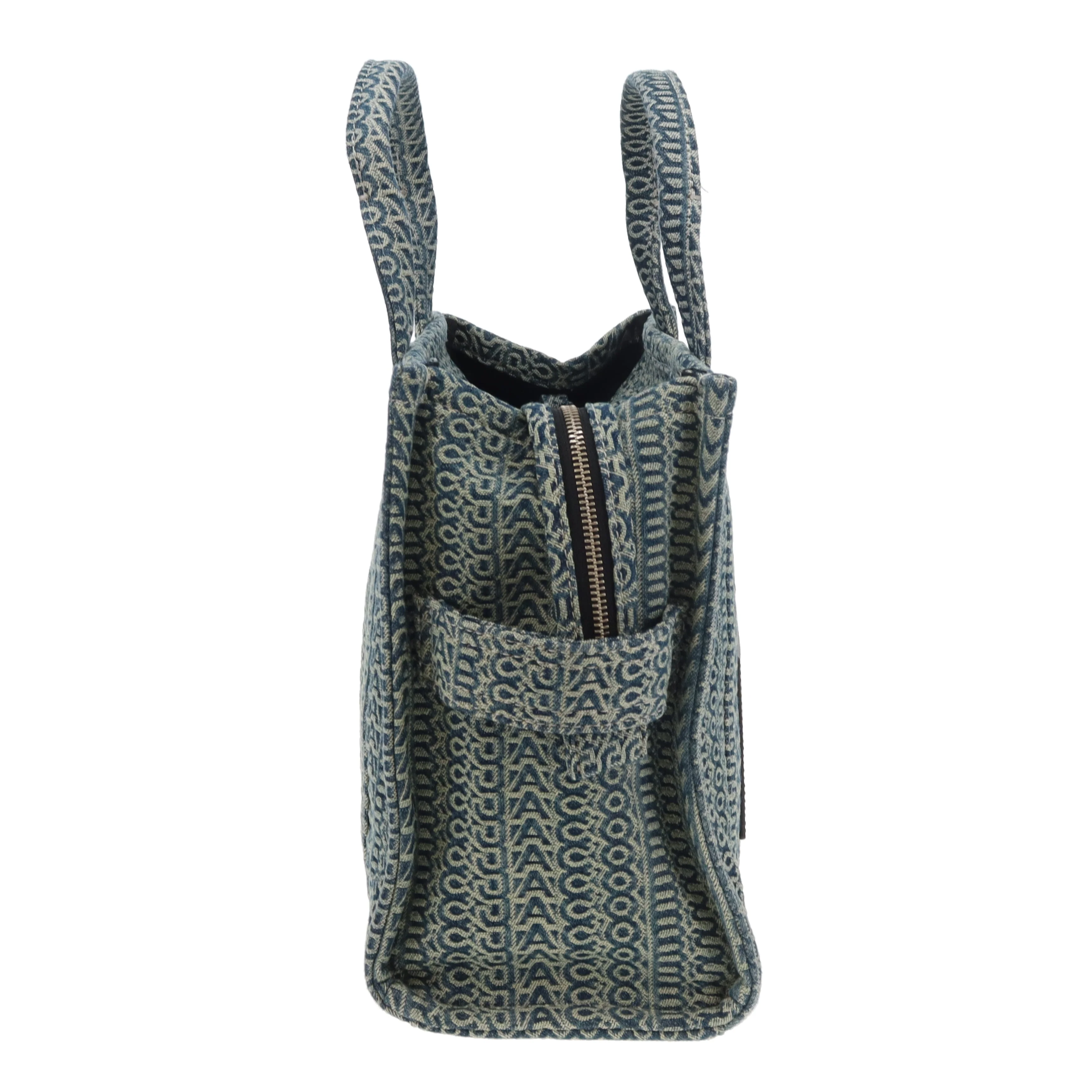 Marc Jacobs The Tote Bag Medium Logo Denim - Image 8