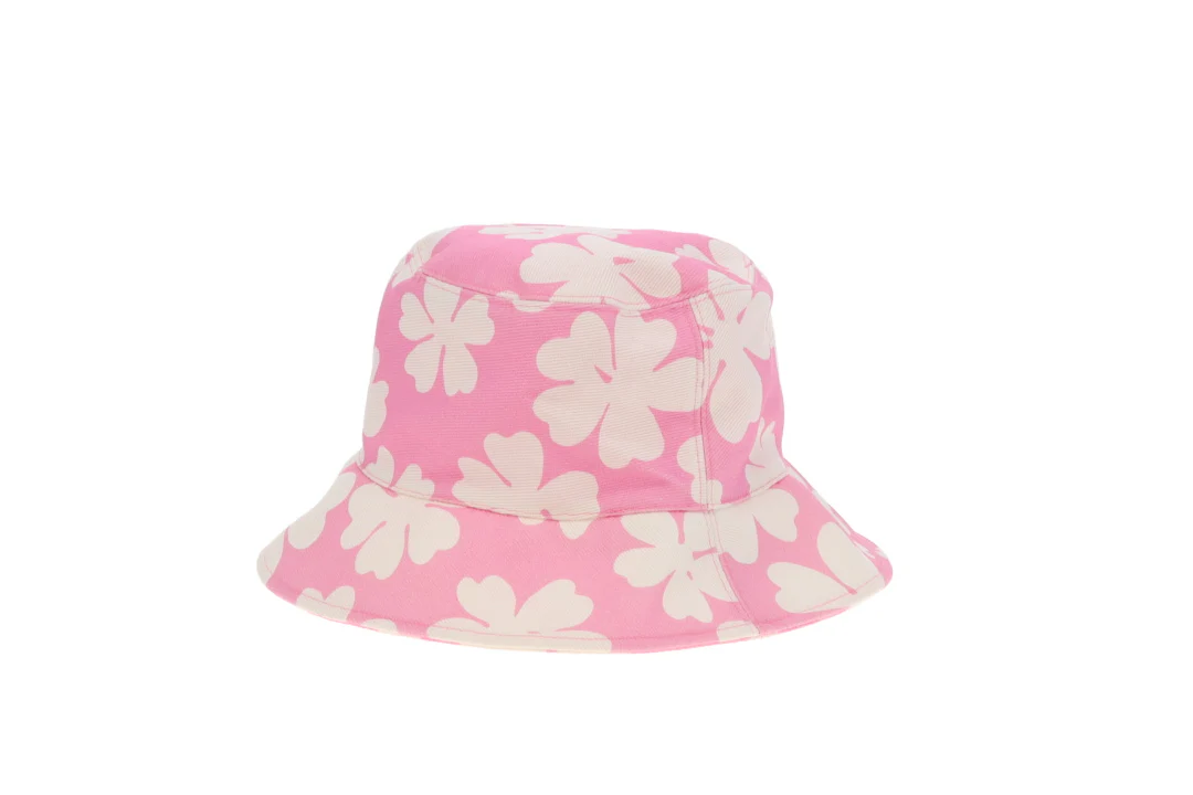 Miu Miu Bucket Hat Pink Floral (M) - Image 3