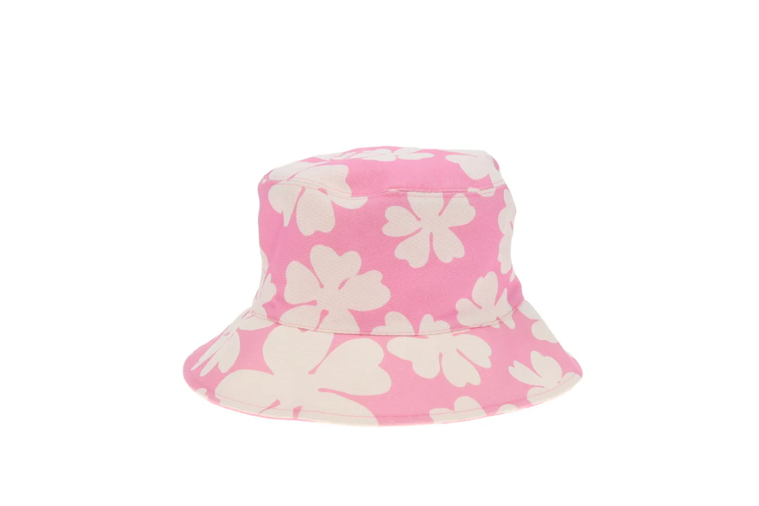 Miu Miu Bucket Hat Pink Floral (M) - Image 4
