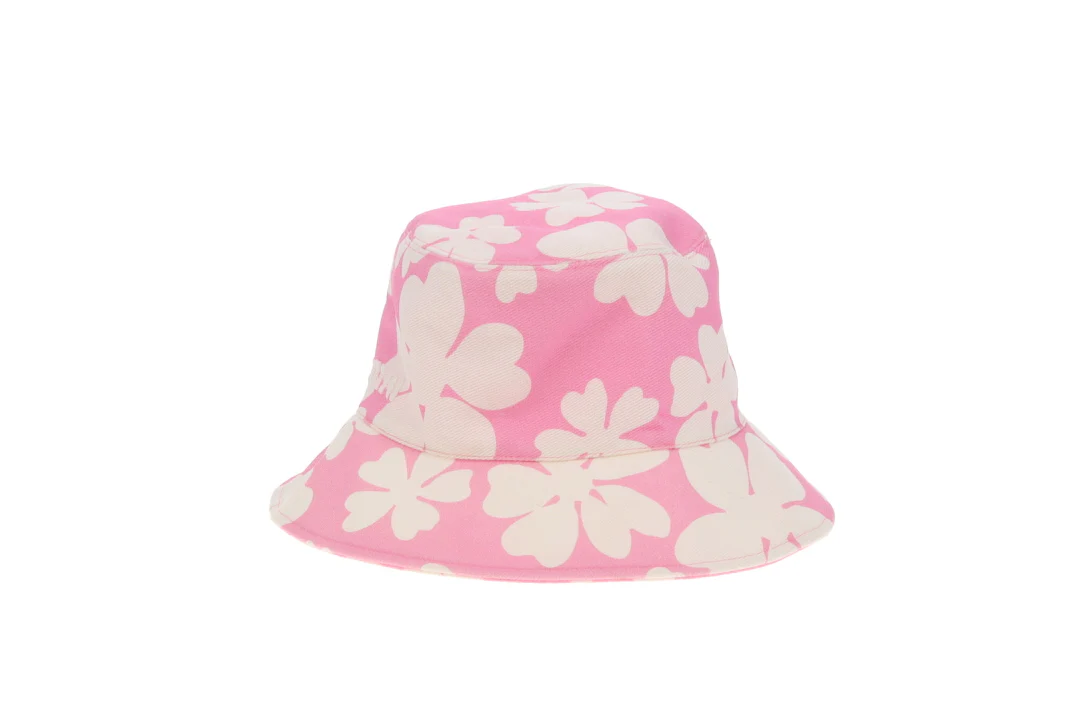 Miu Miu Bucket Hat Pink Floral (M) - Image 5