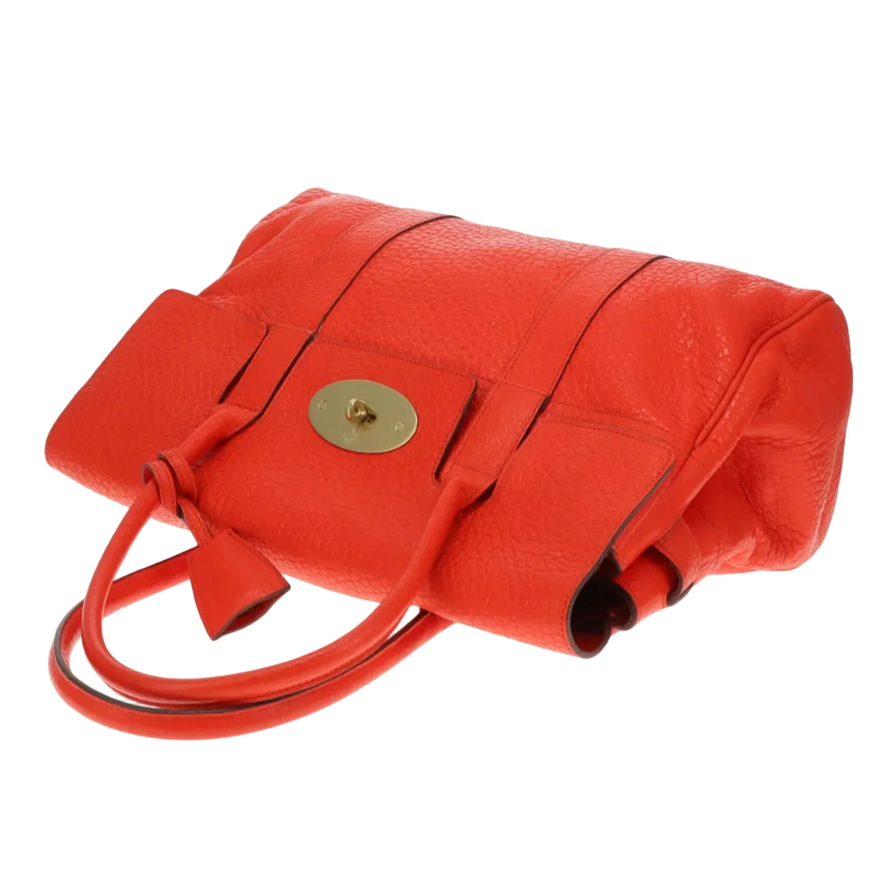 Mulberry Bayswater Red Shiny Grained Leather - Image 11