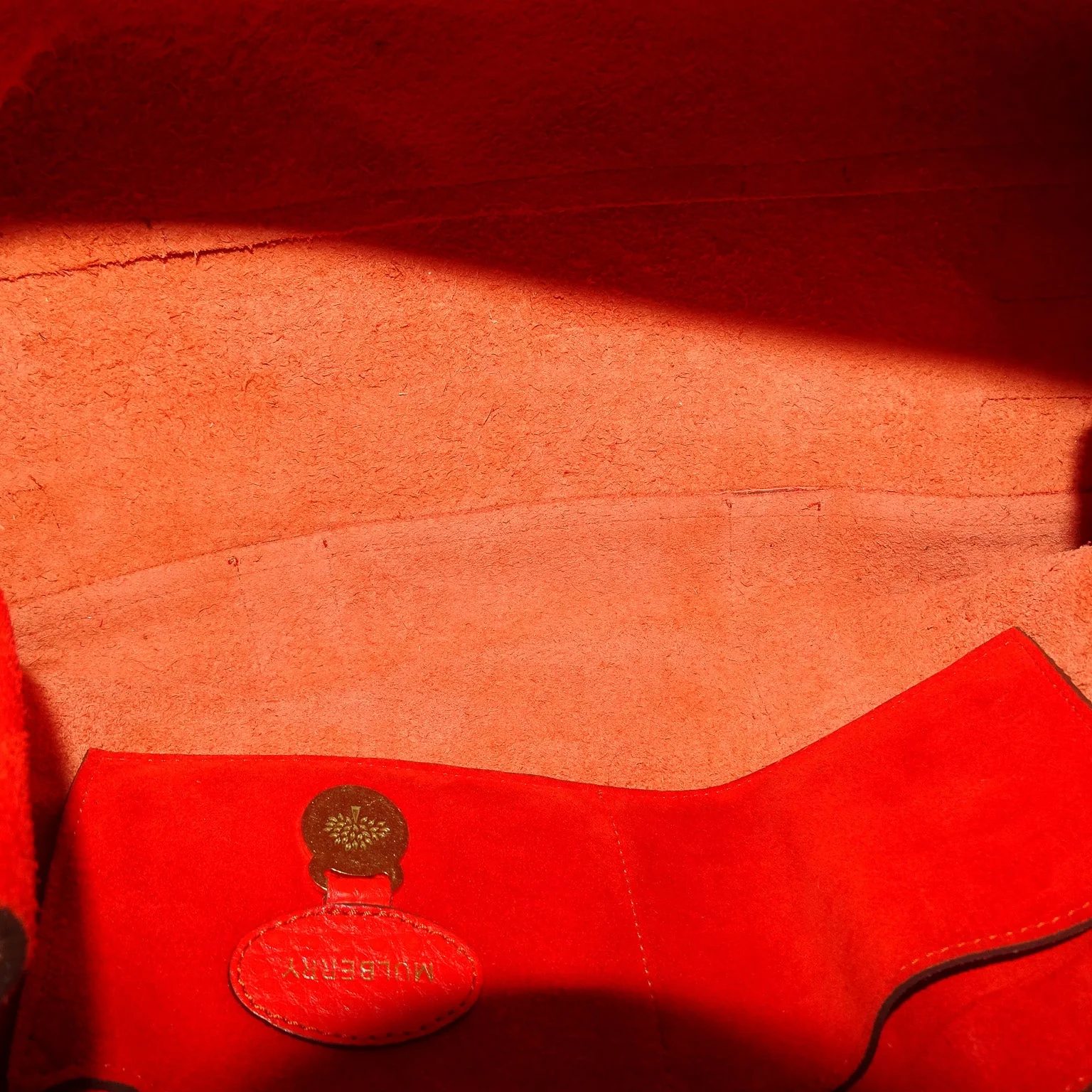 Mulberry Bayswater Red Shiny Grained Leather - Image 12