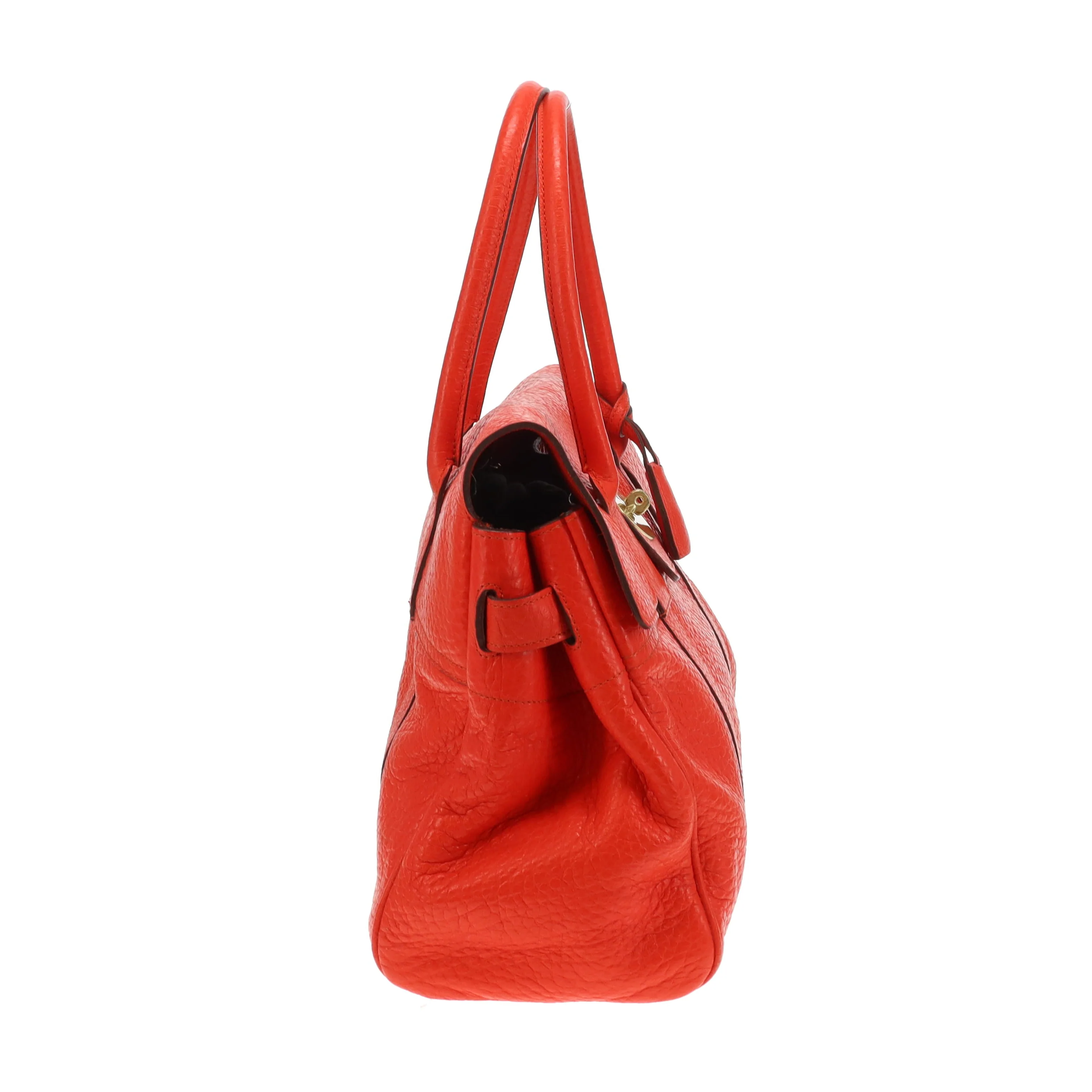 Mulberry Bayswater Red Shiny Grained Leather - Image 4