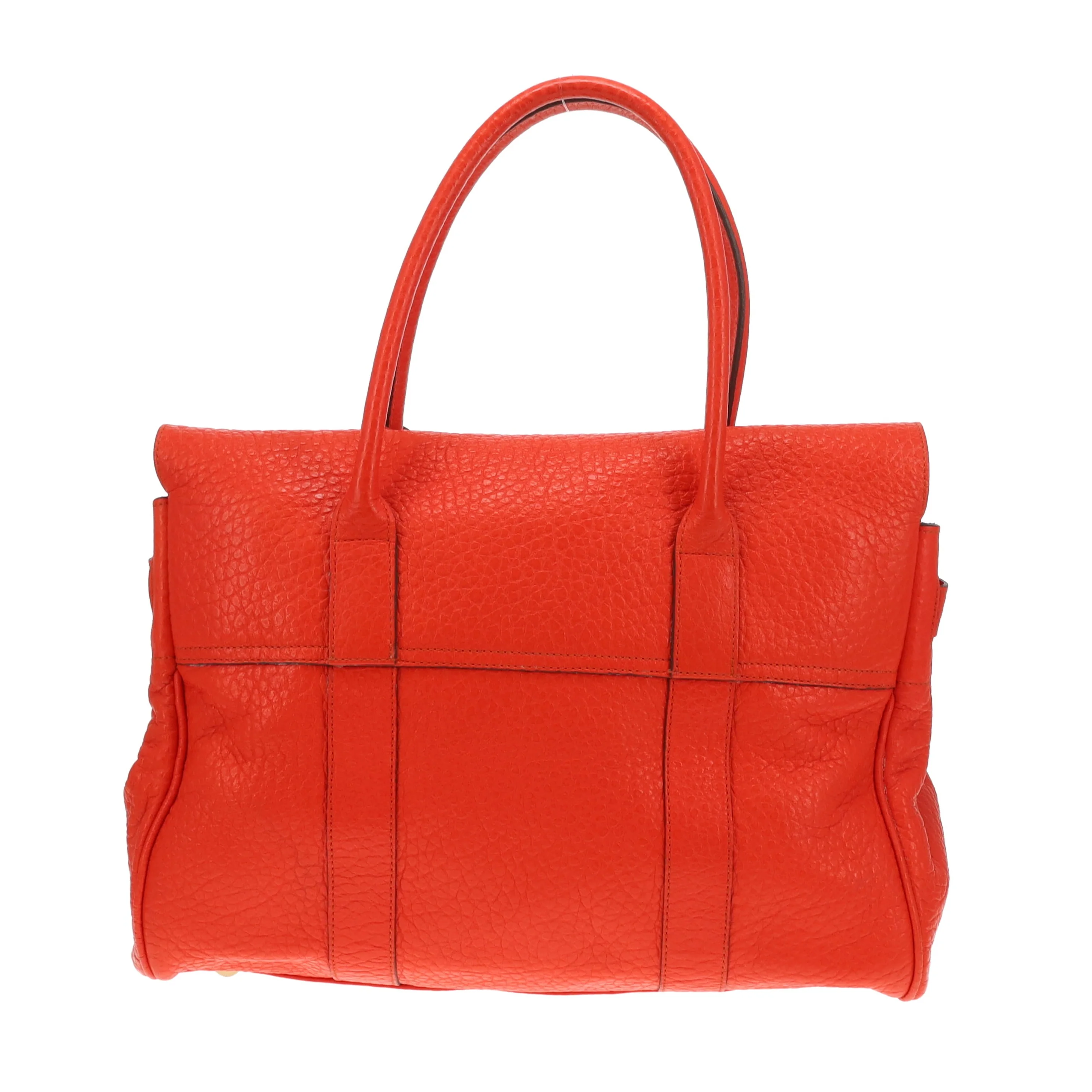 Mulberry Bayswater Red Shiny Grained Leather - Image 5
