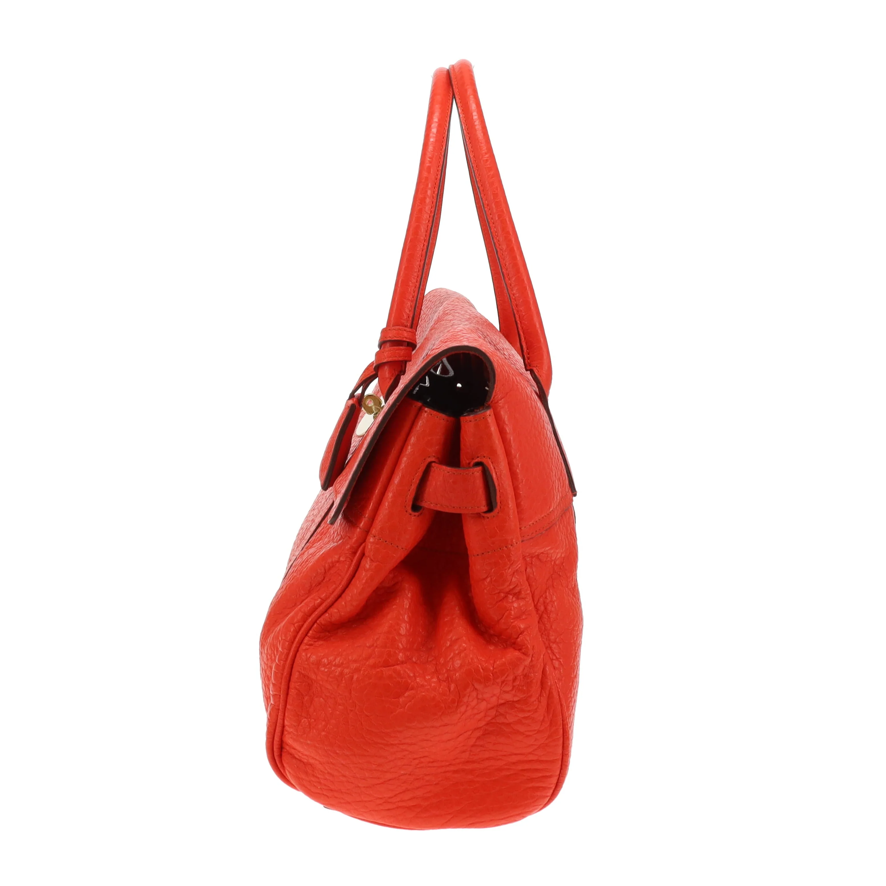 Mulberry Bayswater Red Shiny Grained Leather - Image 6