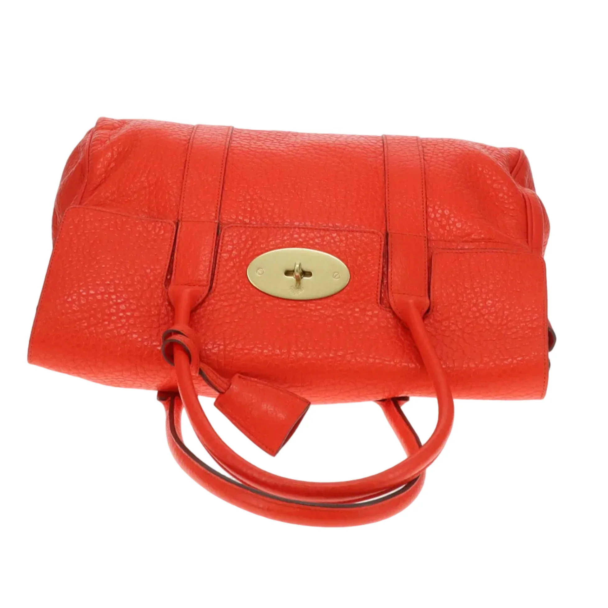Mulberry Bayswater Red Shiny Grained Leather - Image 7