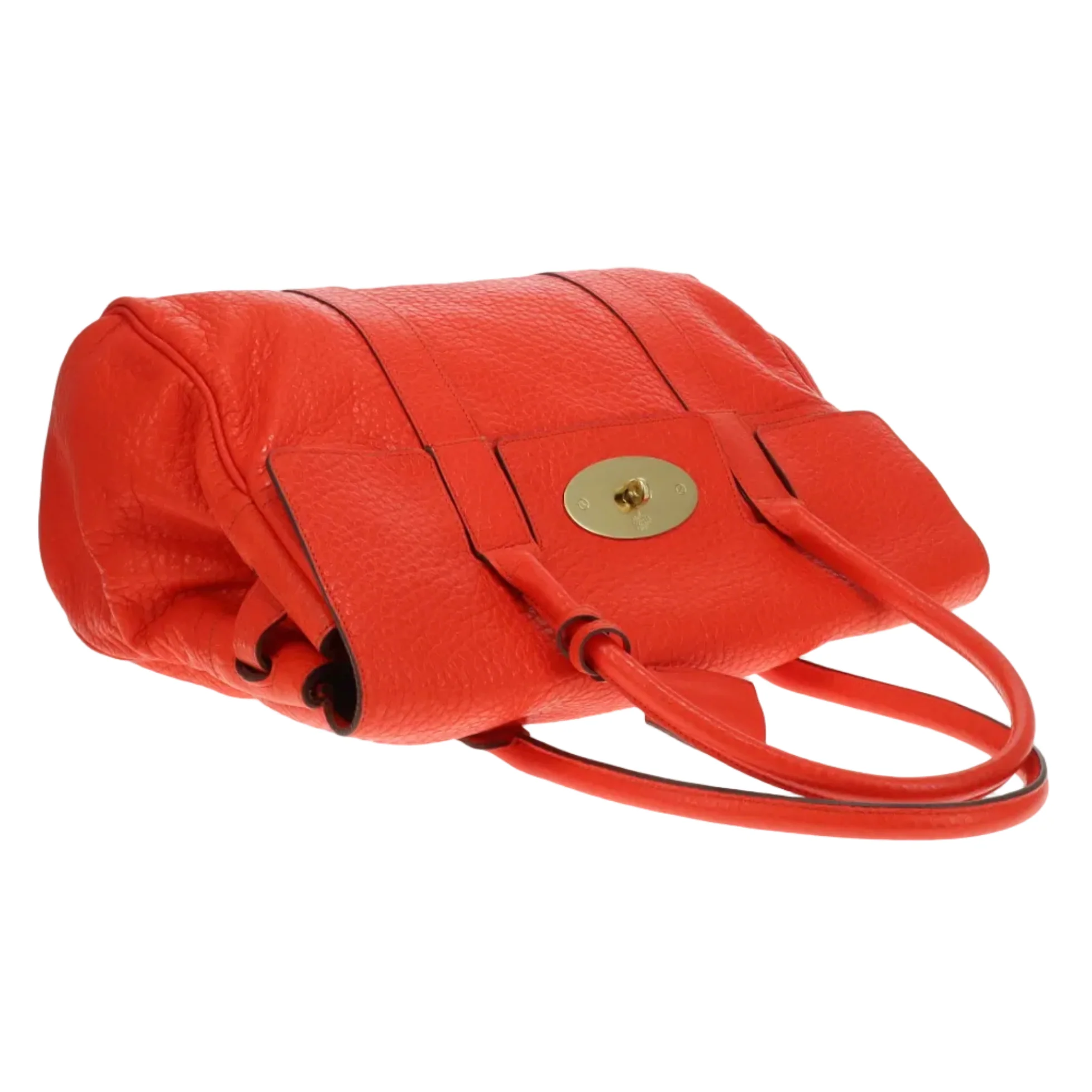 Mulberry Bayswater Red Shiny Grained Leather - Image 8