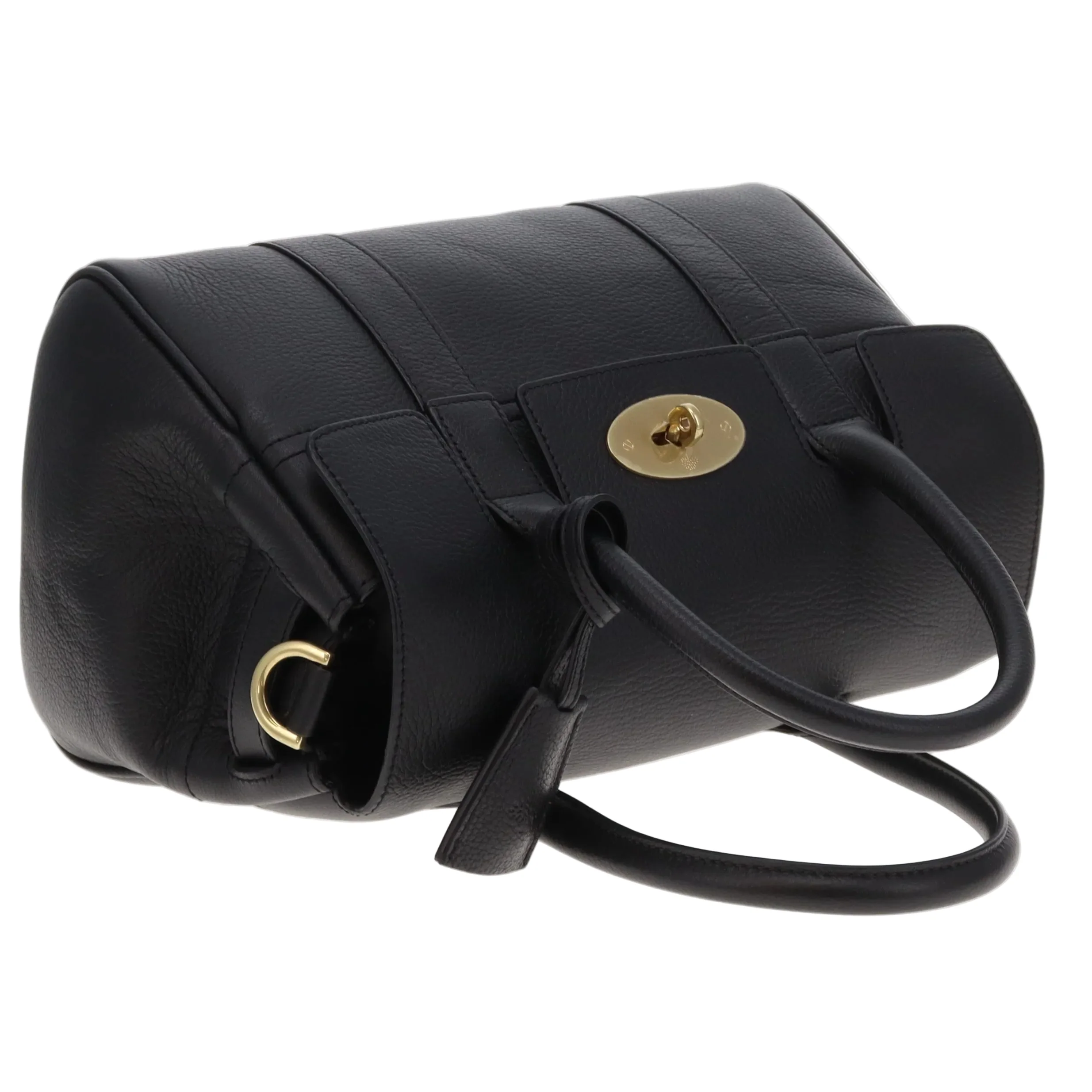Mulberry Bayswater Satchel Small Black Small Classic Grain - Image 10