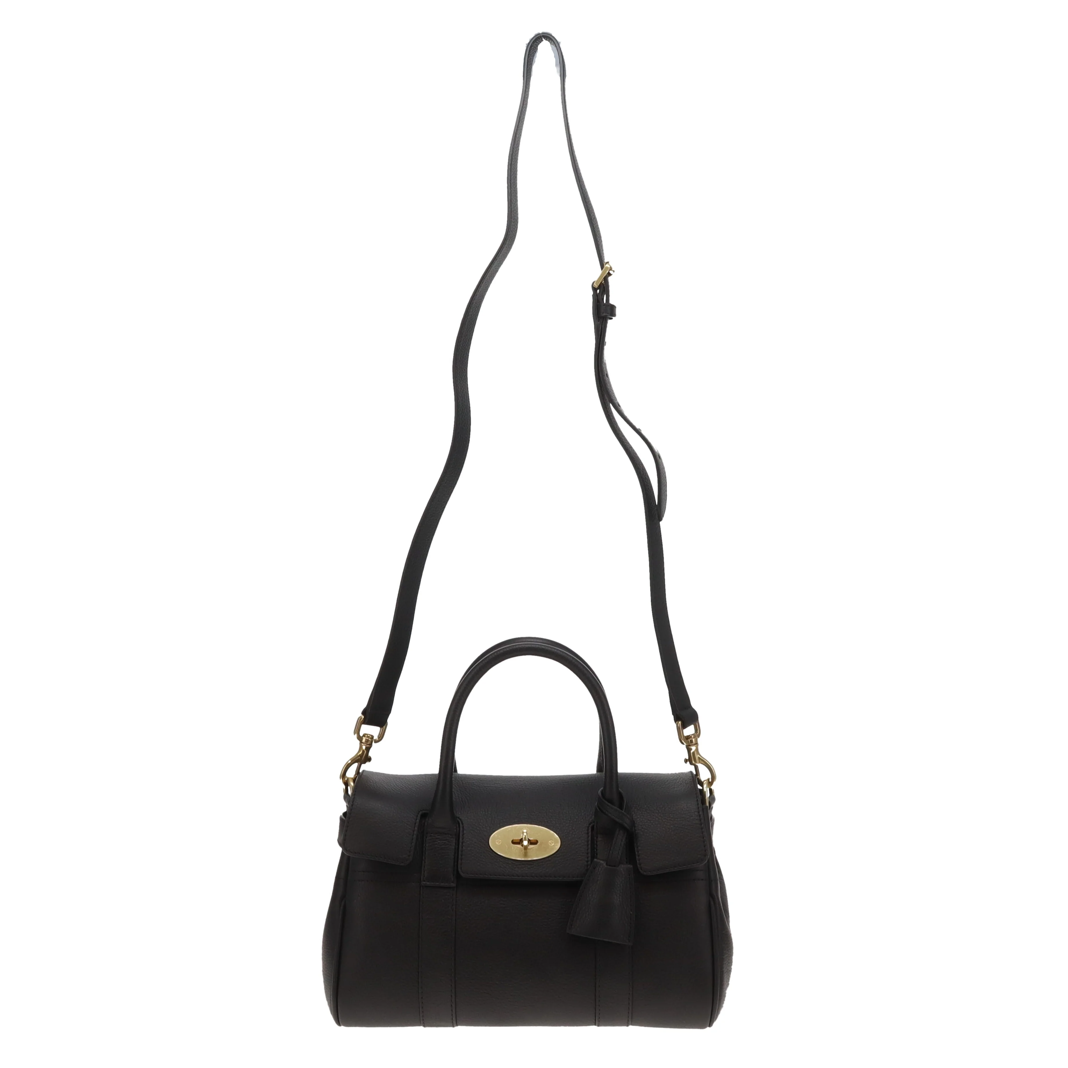Mulberry Bayswater Satchel Small Black Small Classic Grain - Image 3