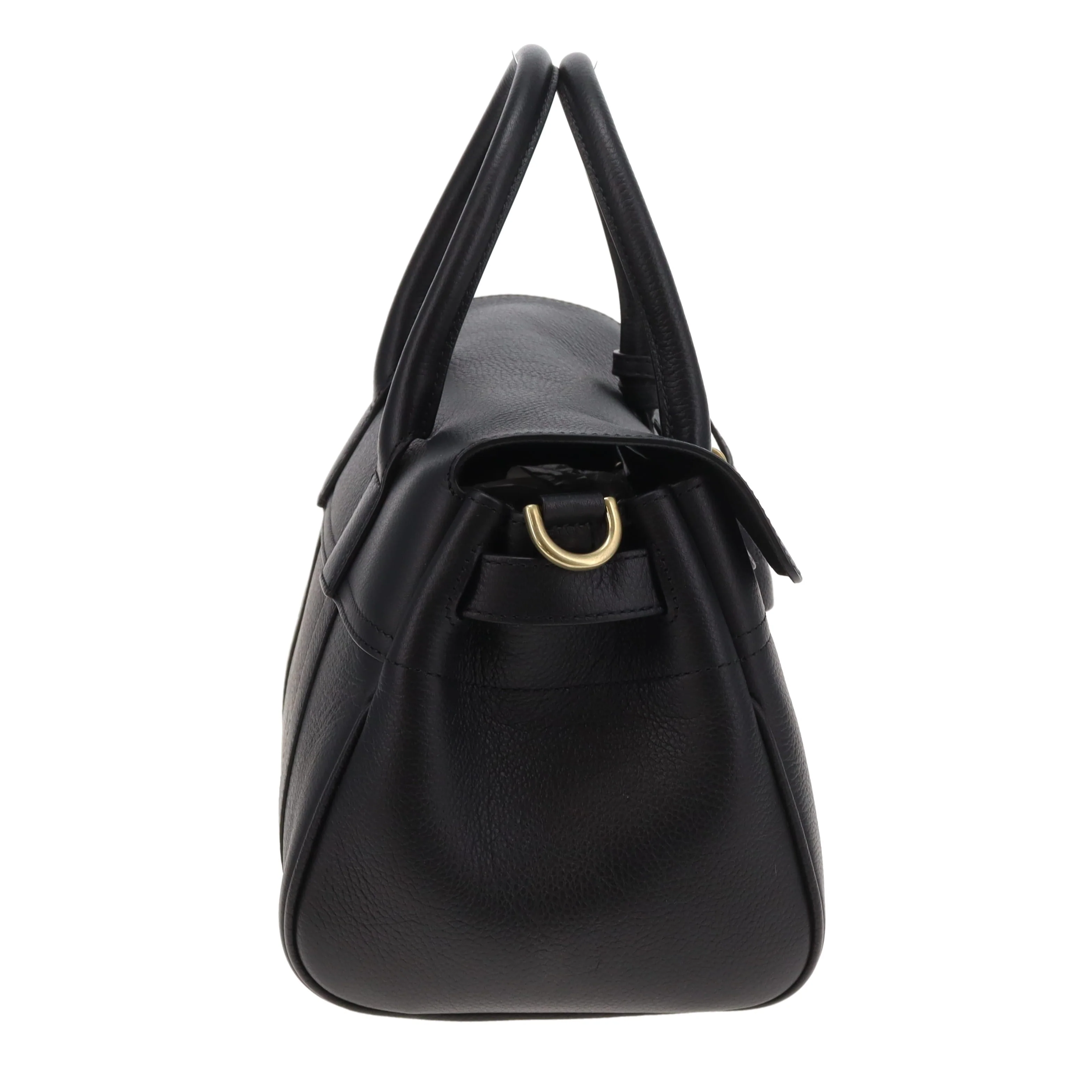 Mulberry Bayswater Satchel Small Black Small Classic Grain - Image 6