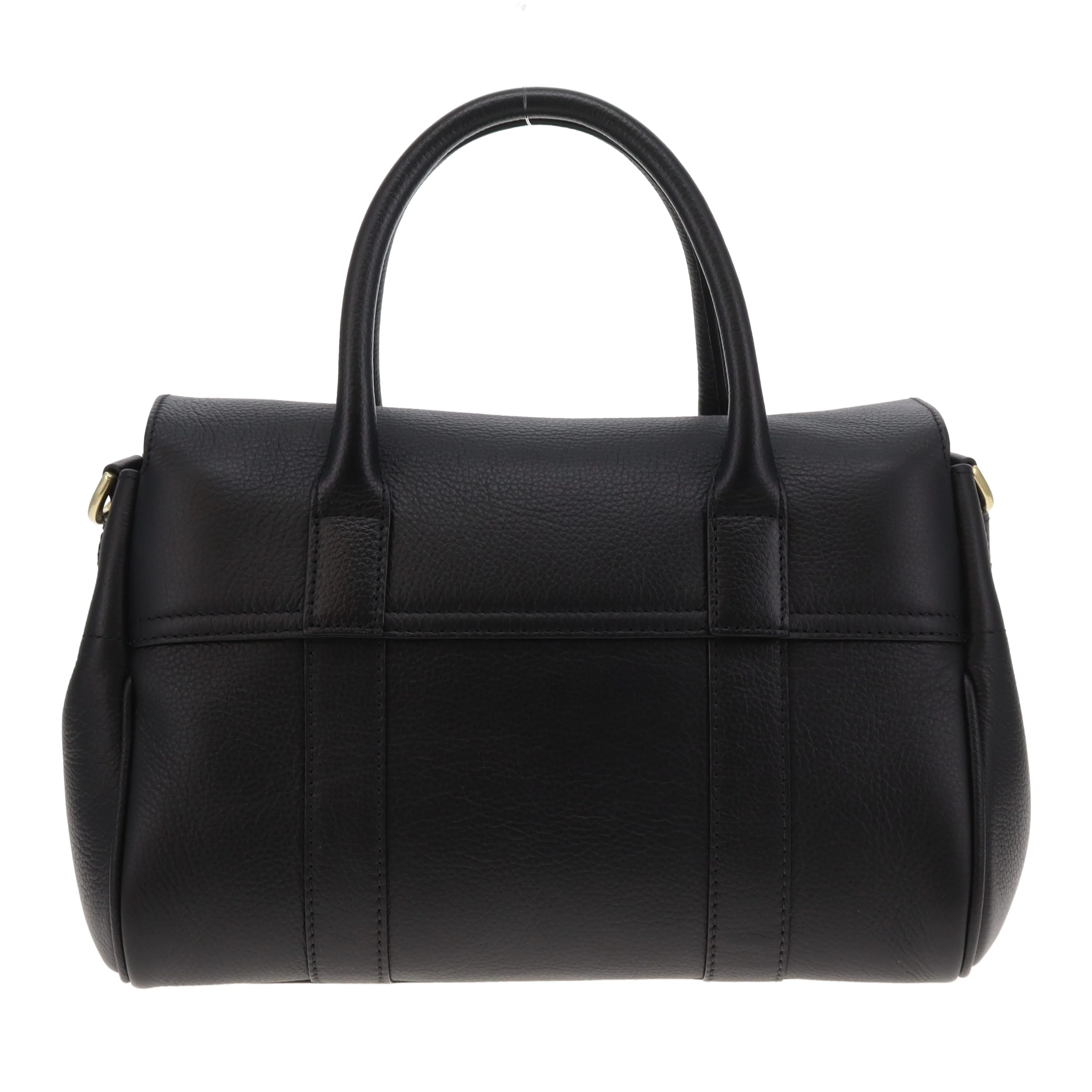 Mulberry Bayswater Satchel Small Black Small Classic Grain - Image 7