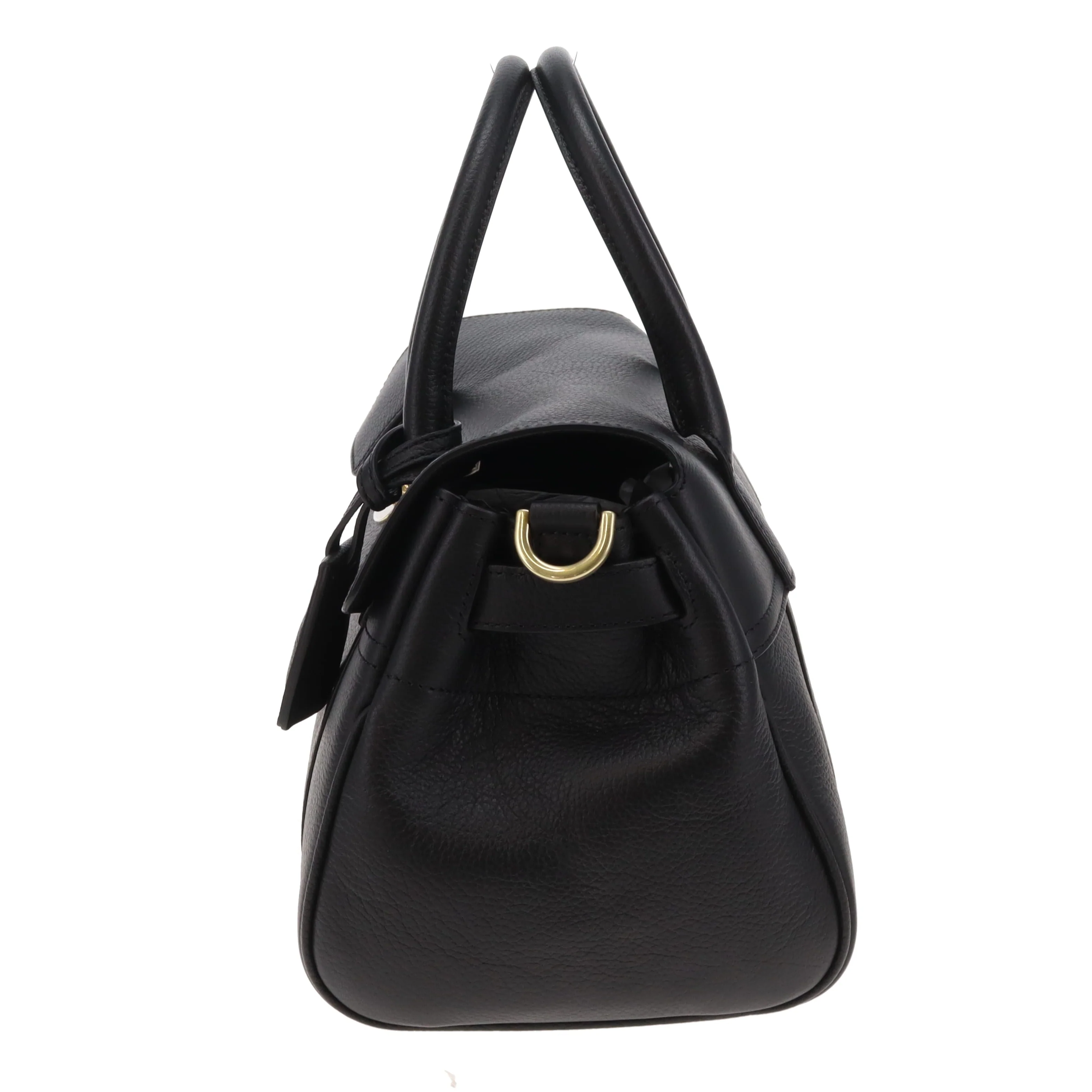 Mulberry Bayswater Satchel Small Black Small Classic Grain - Image 8