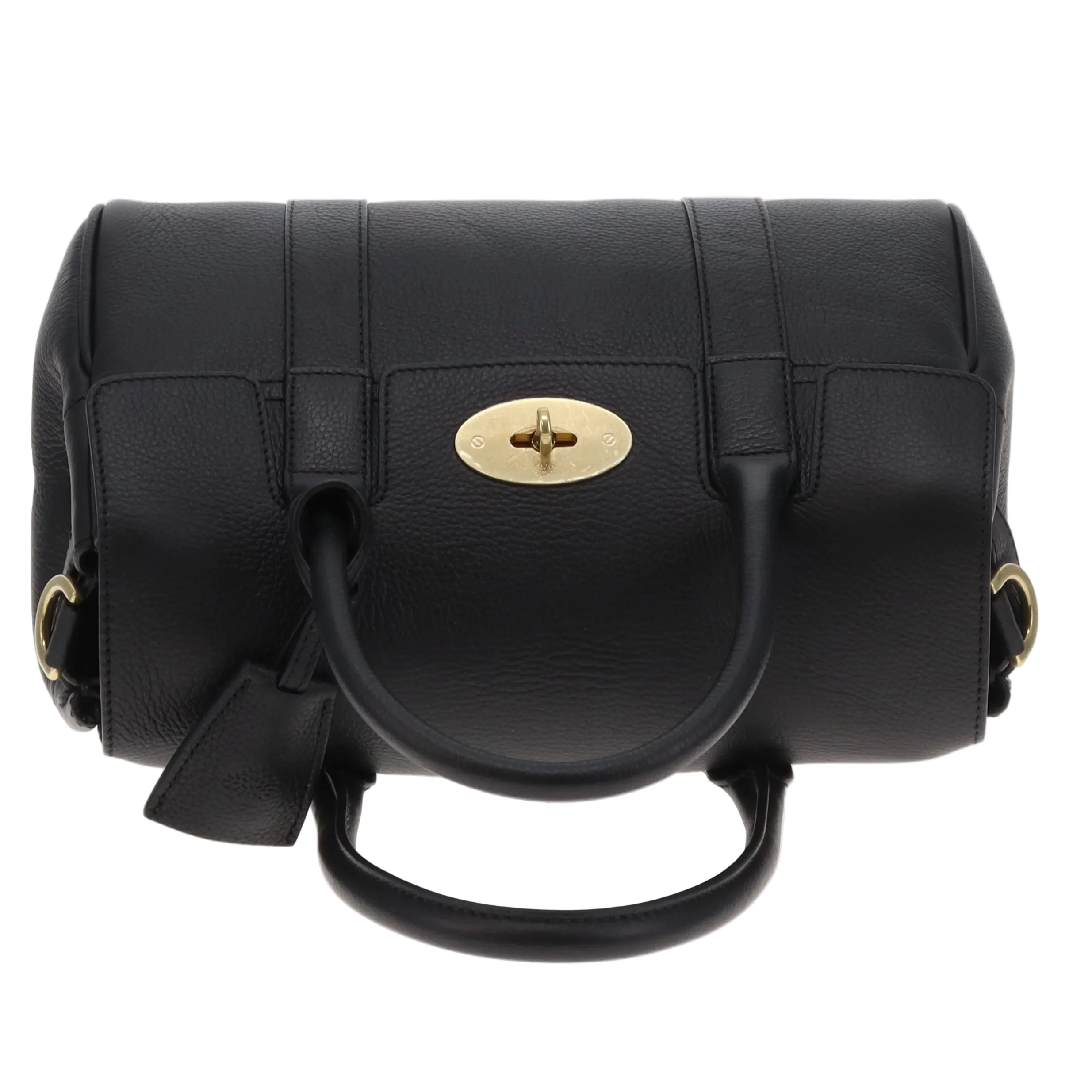 Mulberry Bayswater Satchel Small Black Small Classic Grain - Image 9