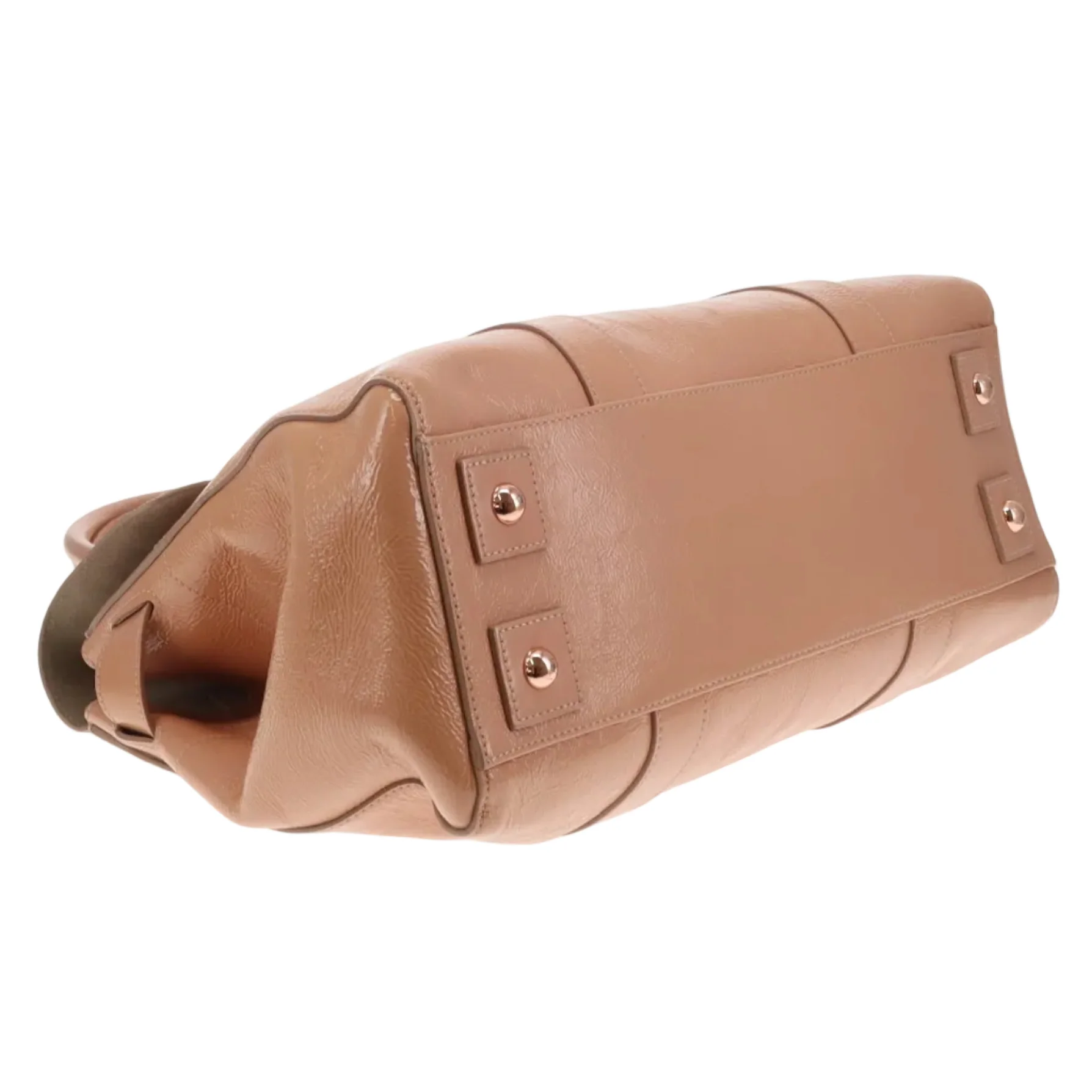 Mulberry Bayswater Wrinkled Patent Plaster With Rose Gold Hardware - Image 10