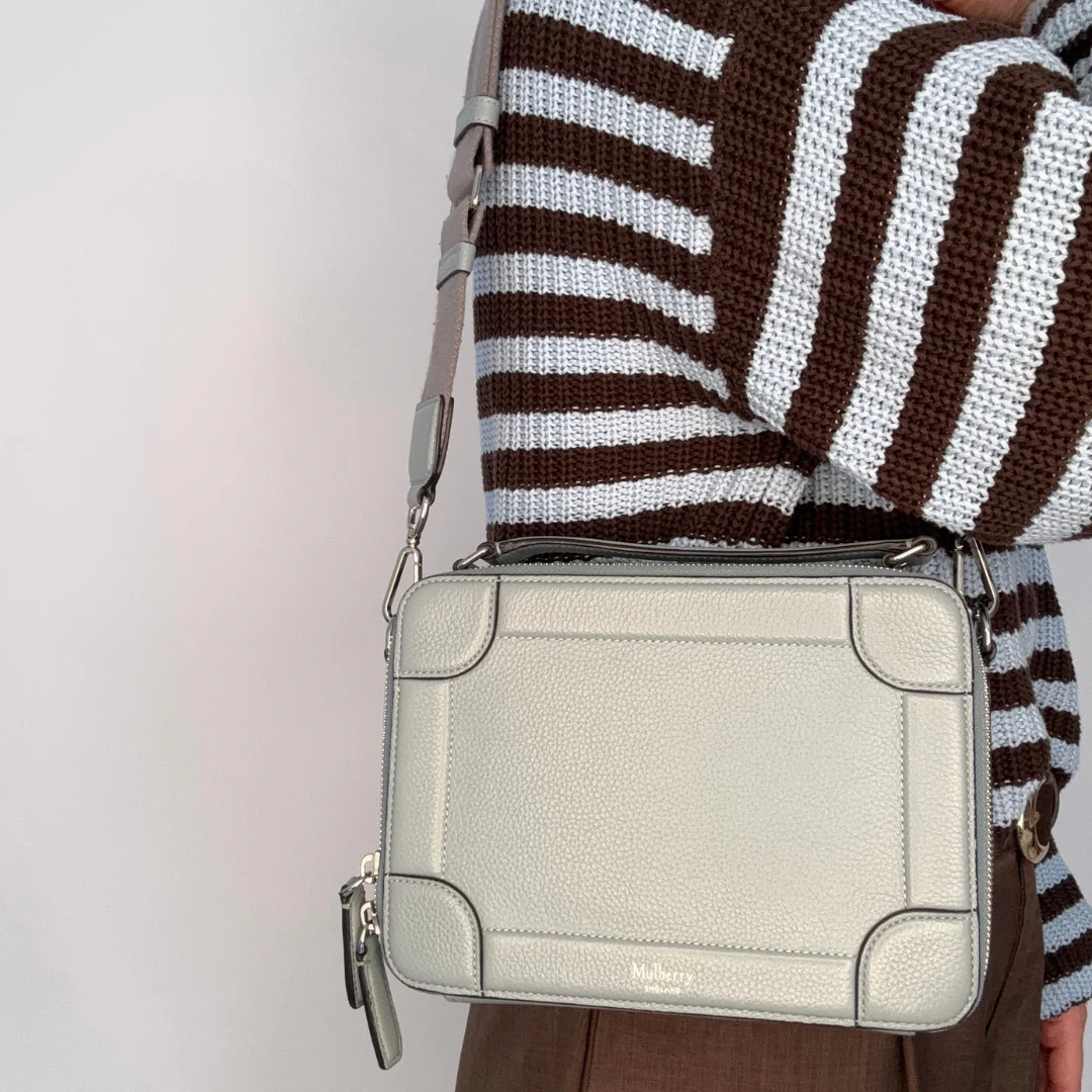 Mulberry Belgrave Crossbody Bag In Light Blue - Image 2