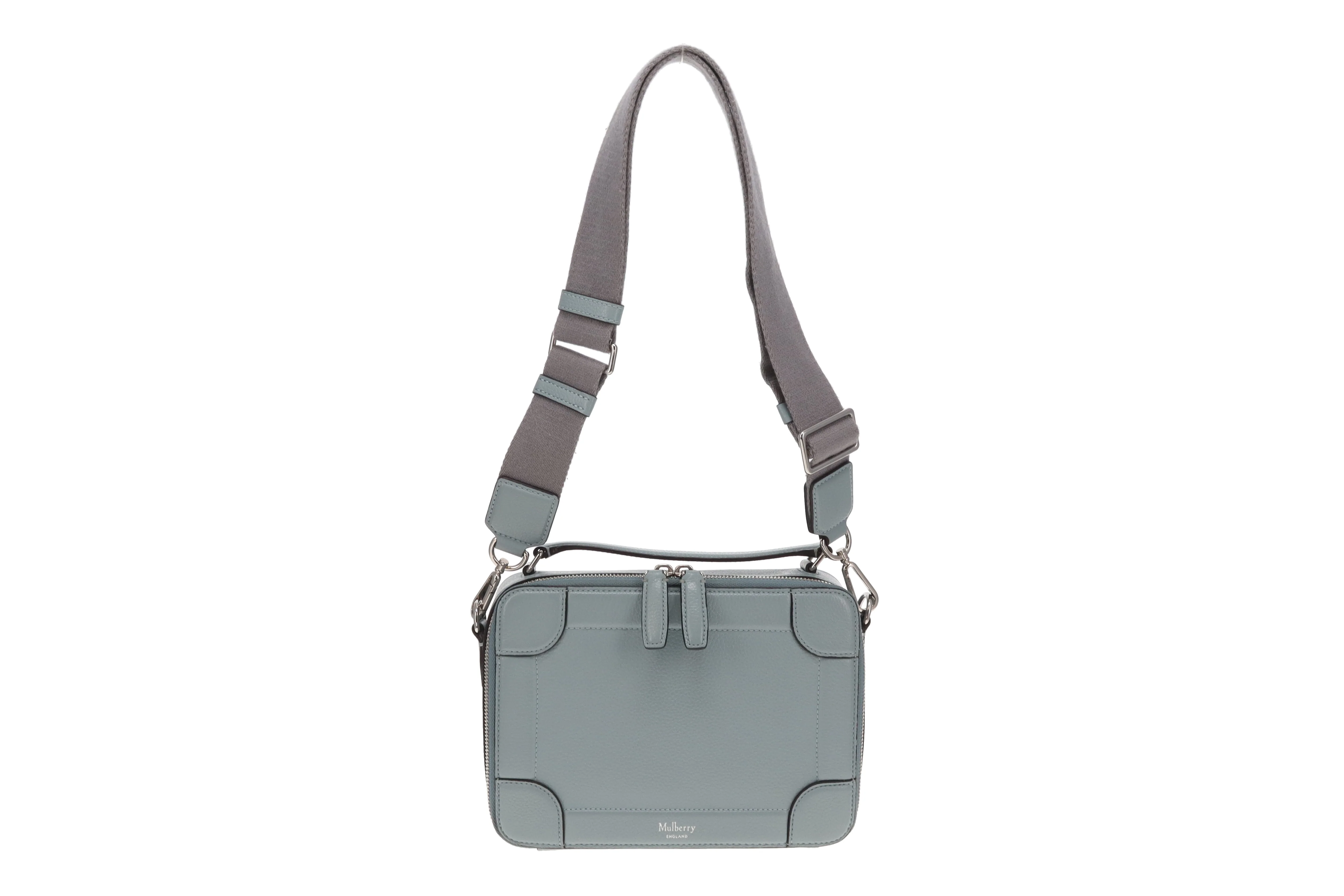 Mulberry Belgrave Crossbody Bag In Light Blue - Image 3