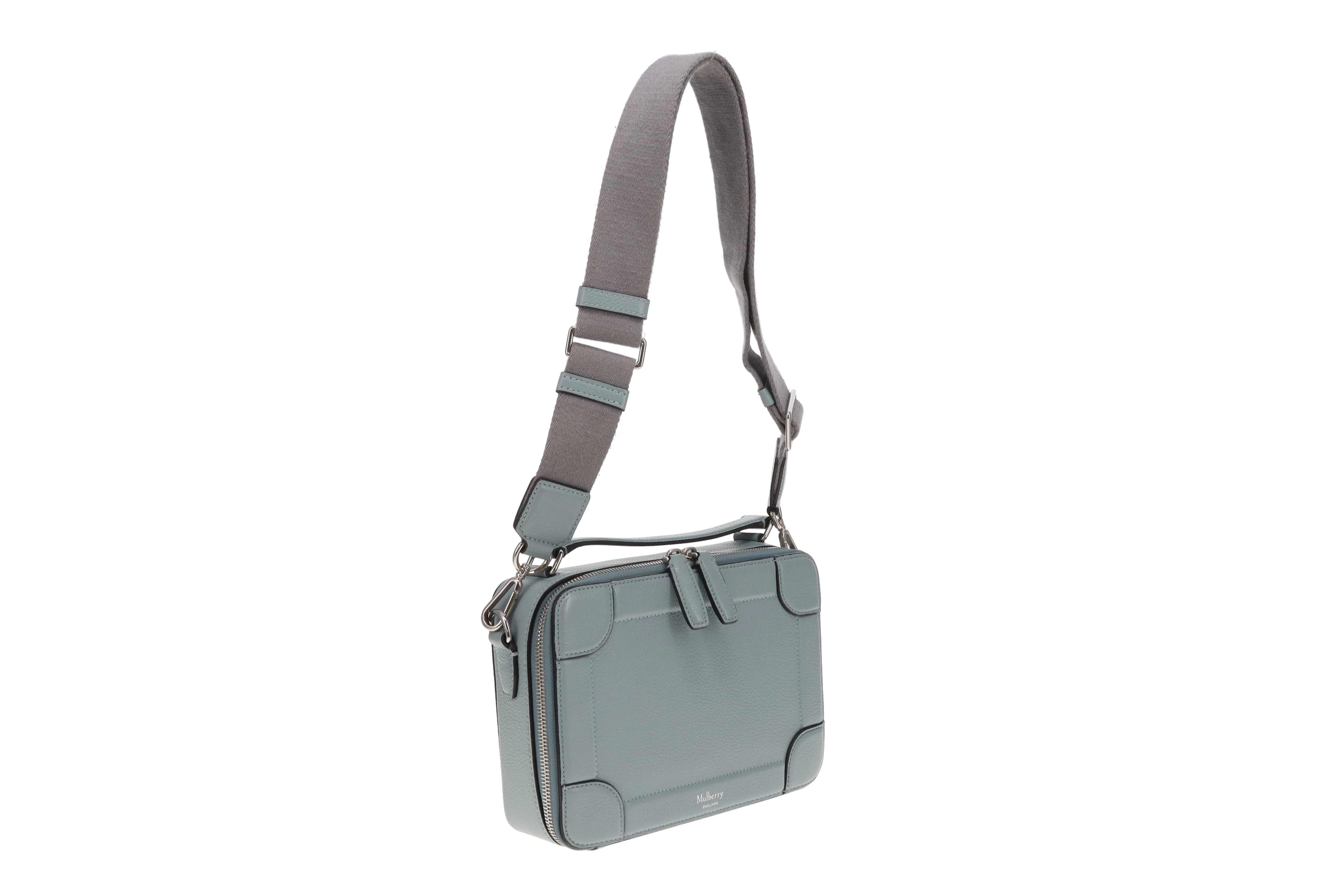 Mulberry Belgrave Crossbody Bag In Light Blue - Image 5
