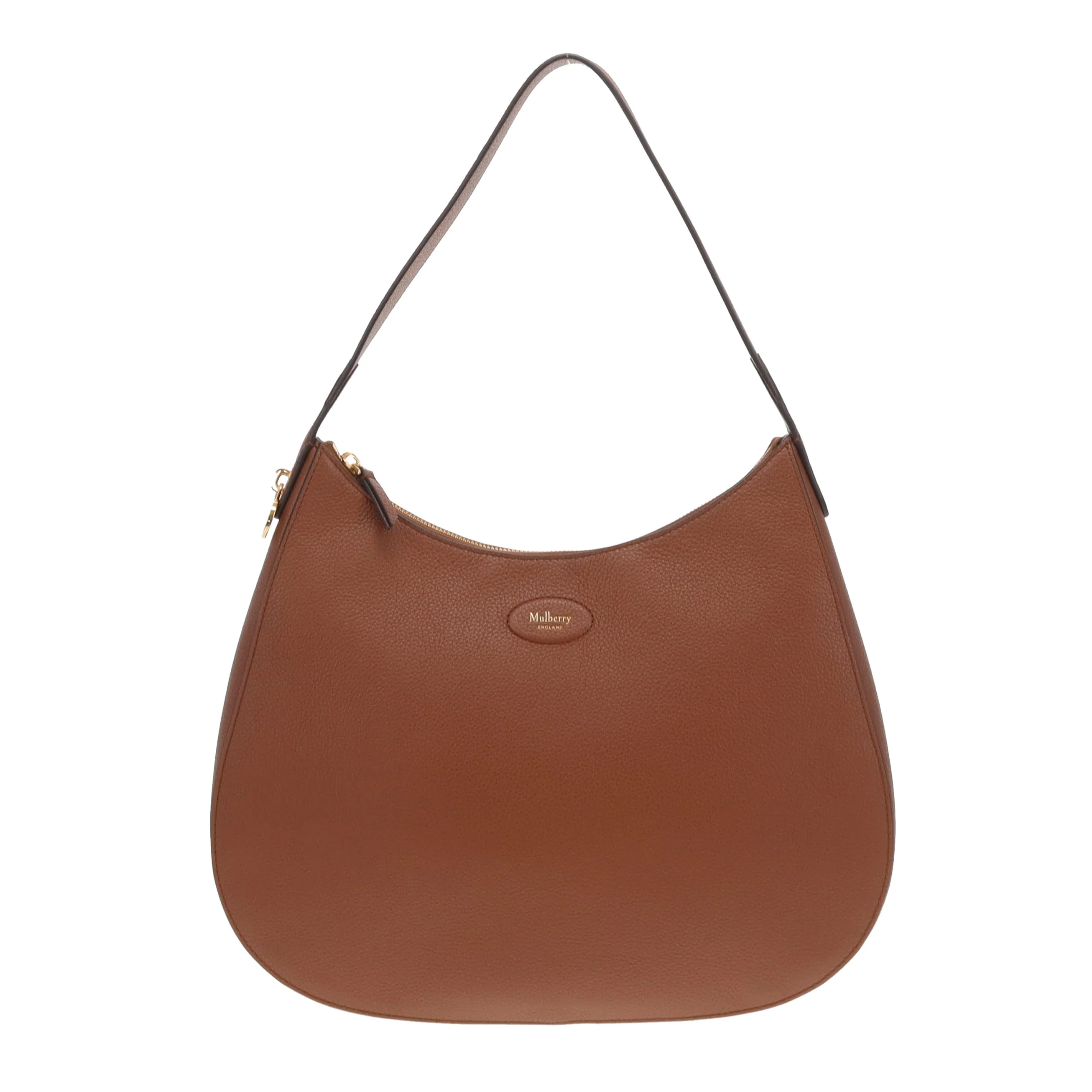 Mulberry Elm Large Shoulder Bag Oak Classic Grain GHW