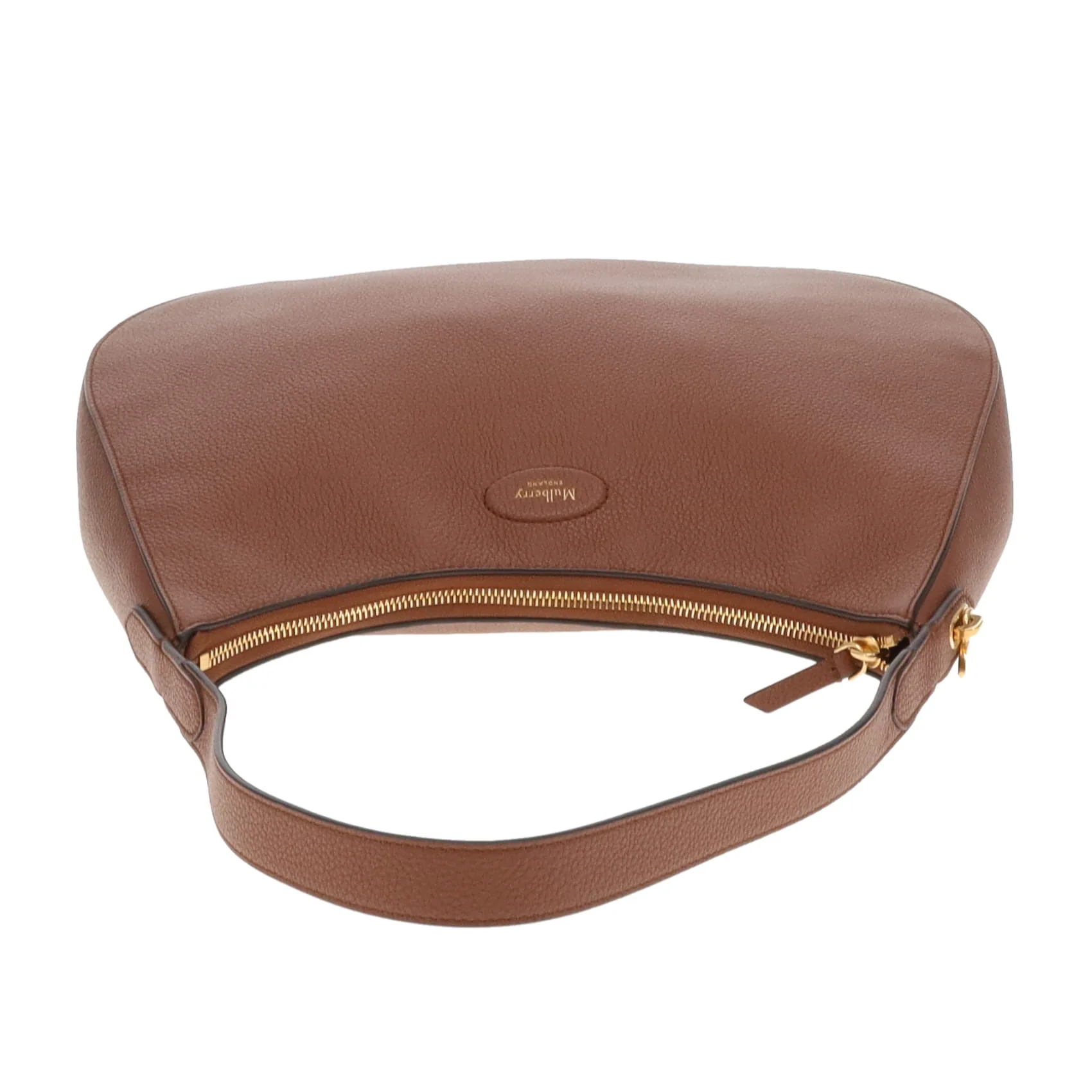 Mulberry Elm Large Shoulder Bag Oak Classic Grain GHW - Image 7
