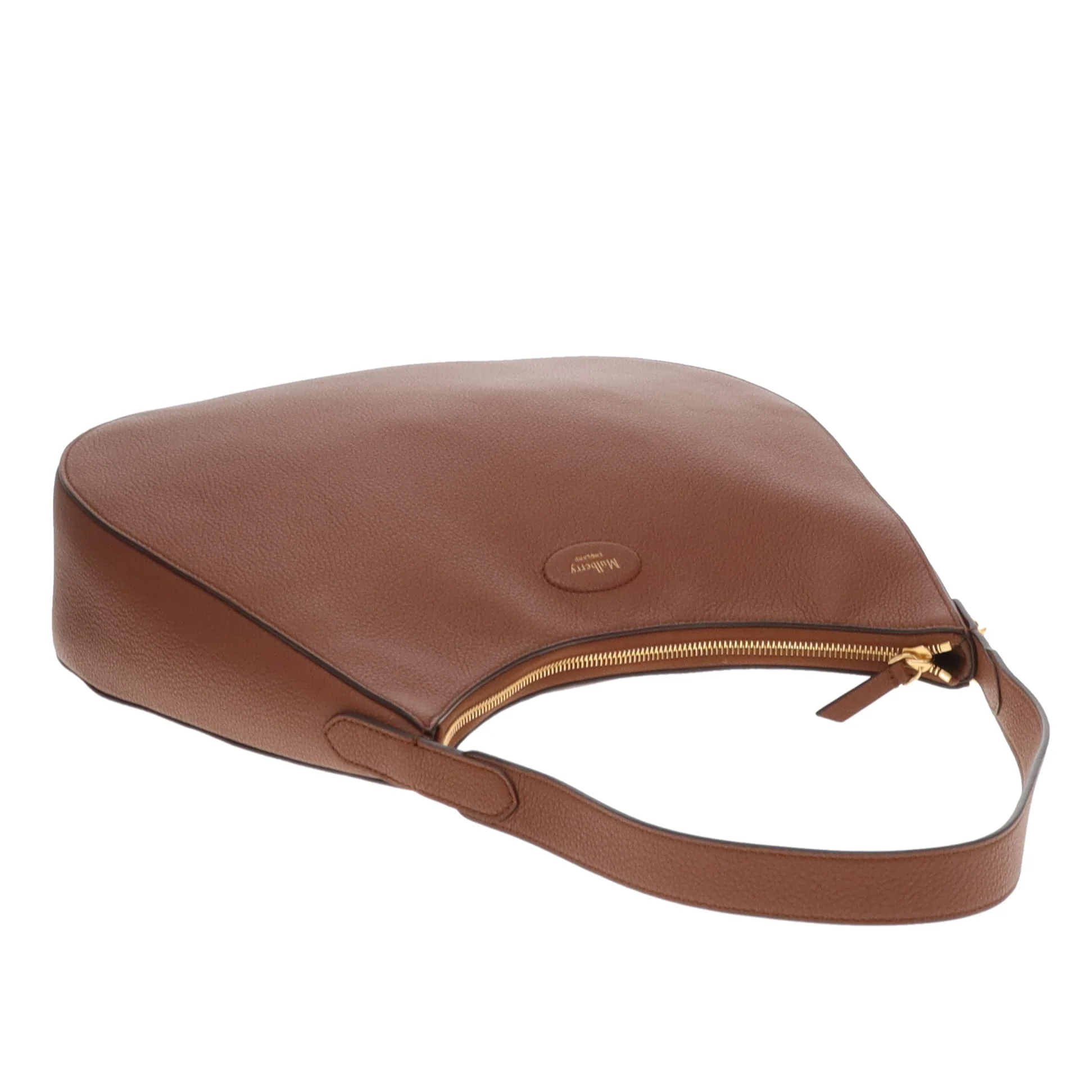 Mulberry Elm Large Shoulder Bag Oak Classic Grain GHW - Image 8