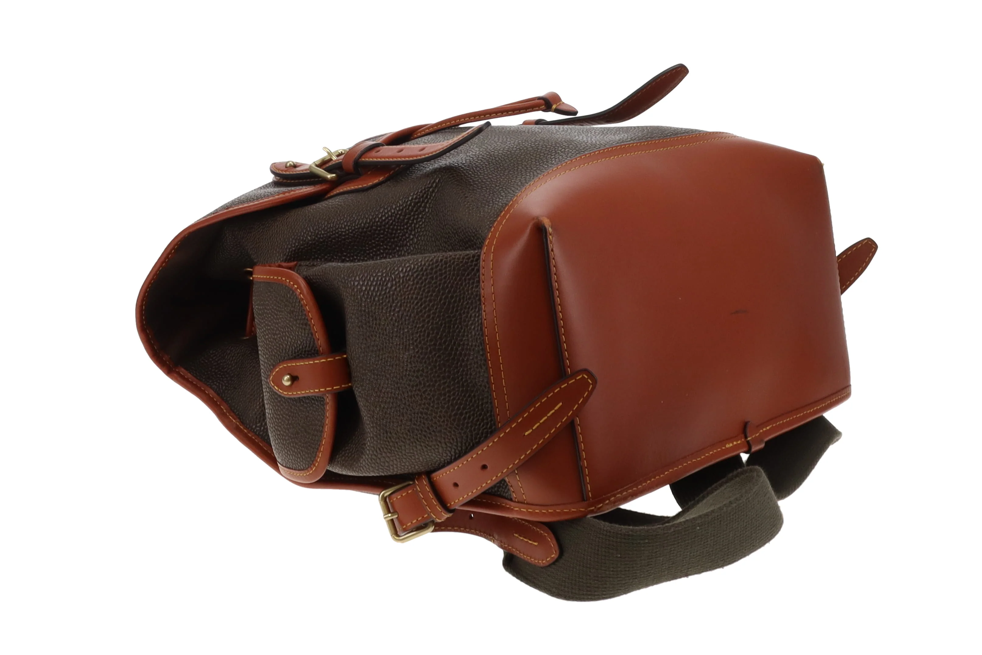 Mulberry Heritage Backpack Scotch Grain Mole and Cognac - Image 10