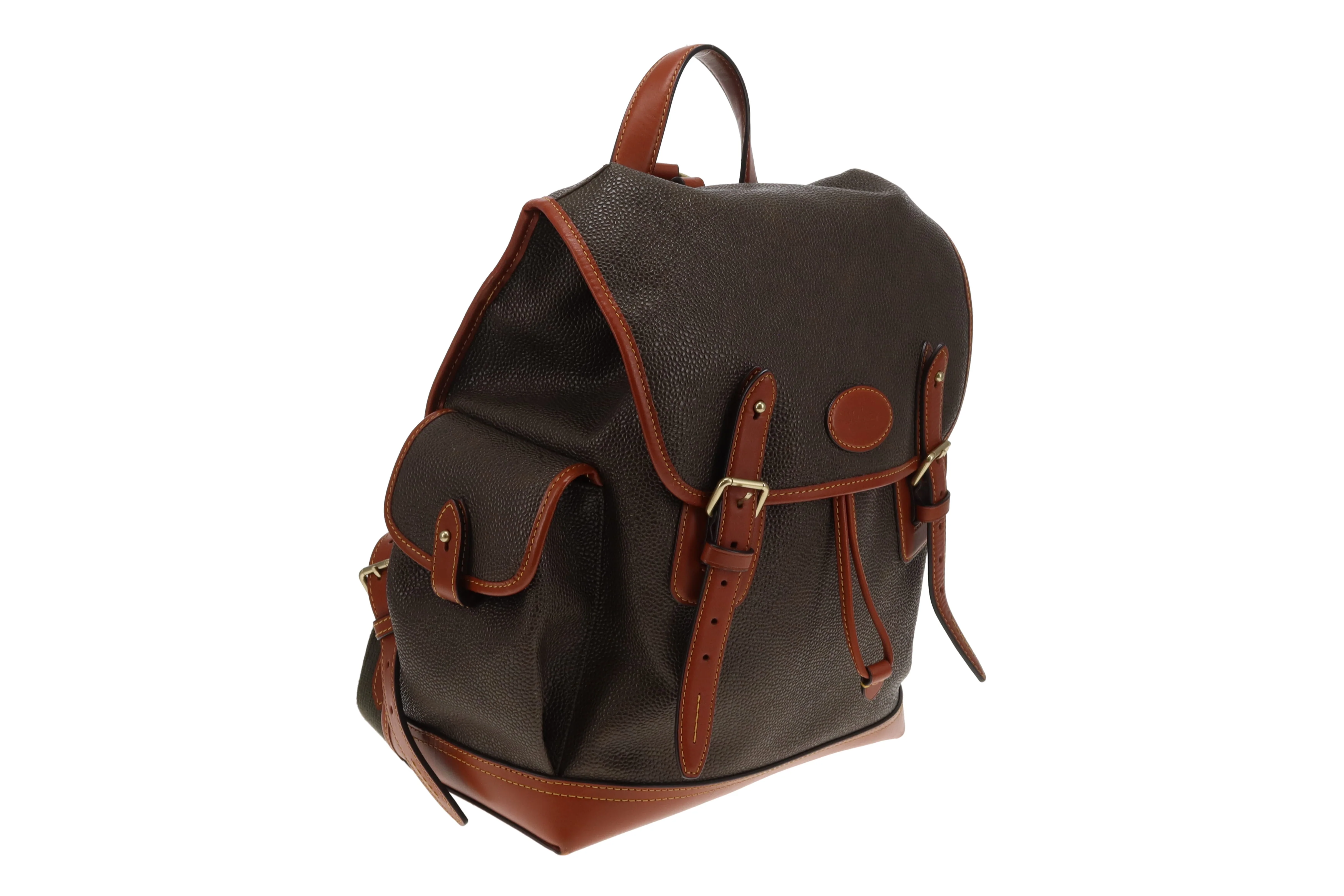 Mulberry Heritage Backpack Scotch Grain Mole and Cognac - Image 3