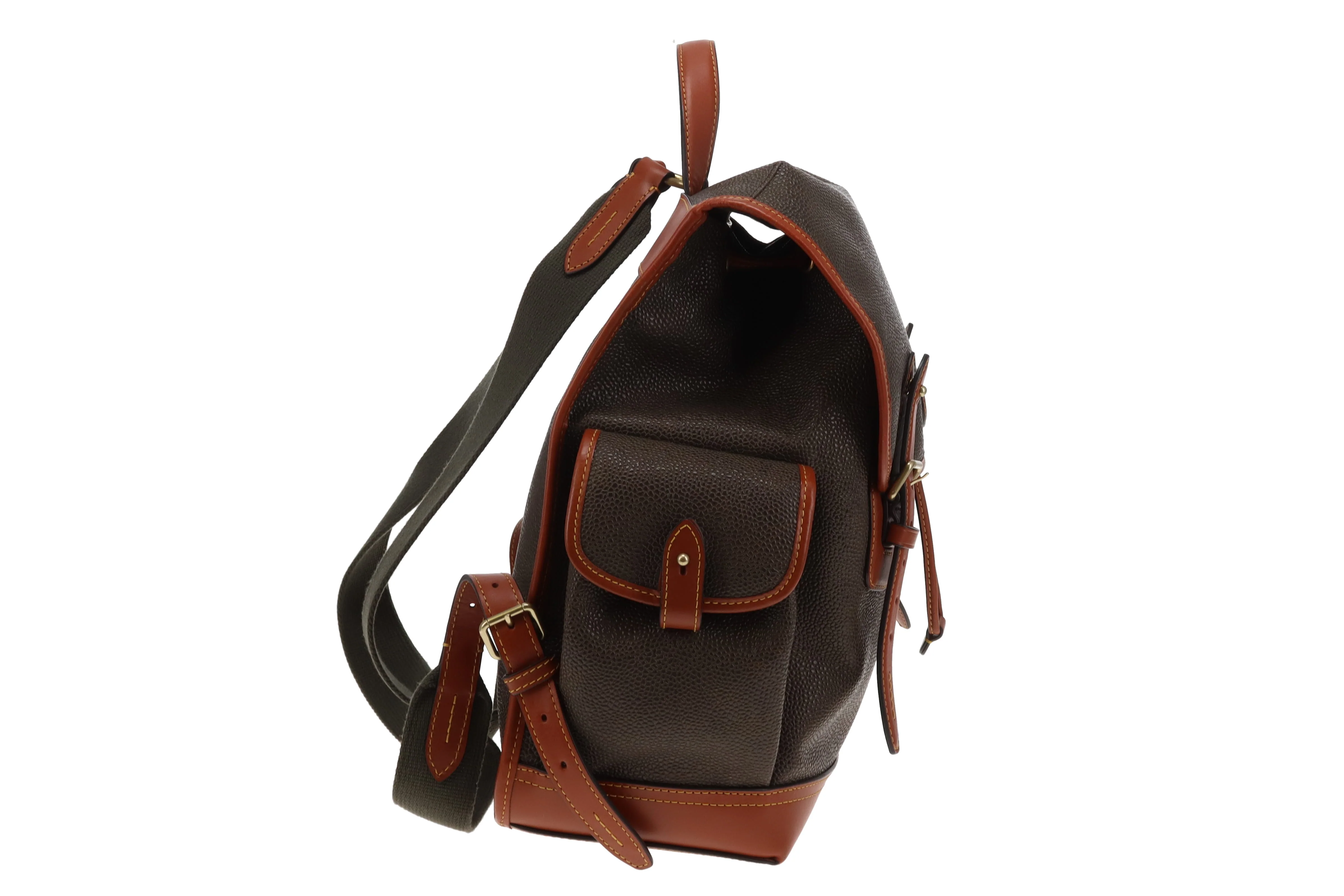 Mulberry Heritage Backpack Scotch Grain Mole and Cognac - Image 4