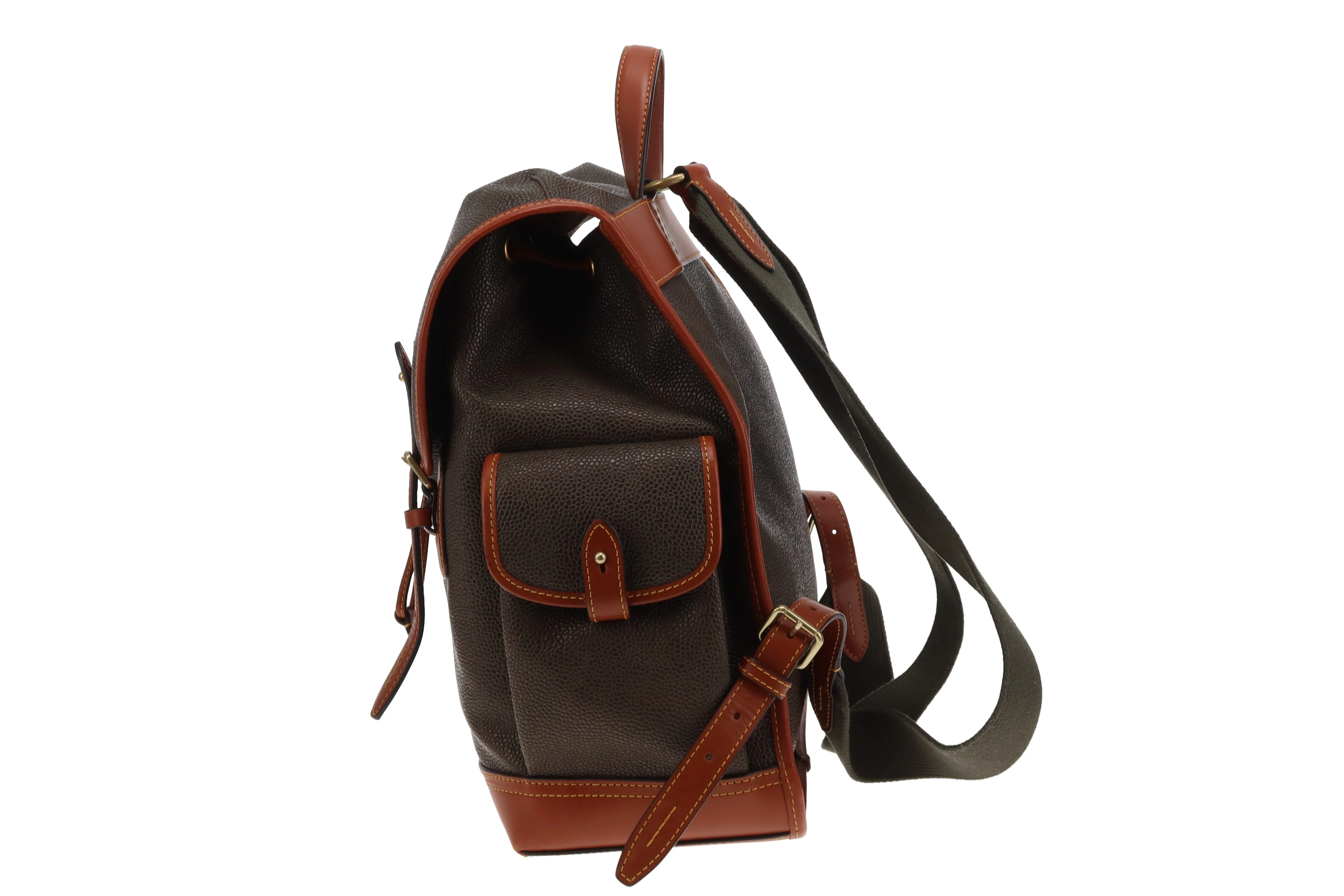 Mulberry Heritage Backpack Scotch Grain Mole and Cognac - Image 6