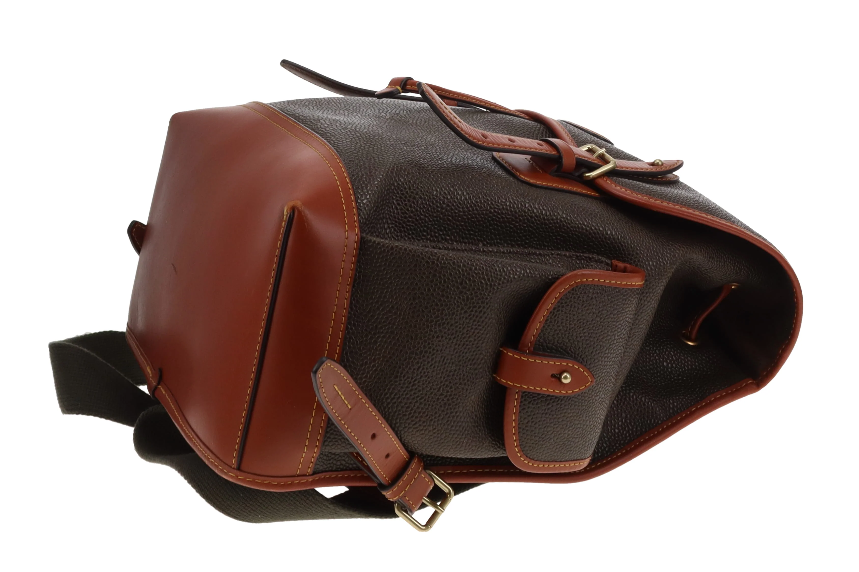 Mulberry Heritage Backpack Scotch Grain Mole and Cognac - Image 9