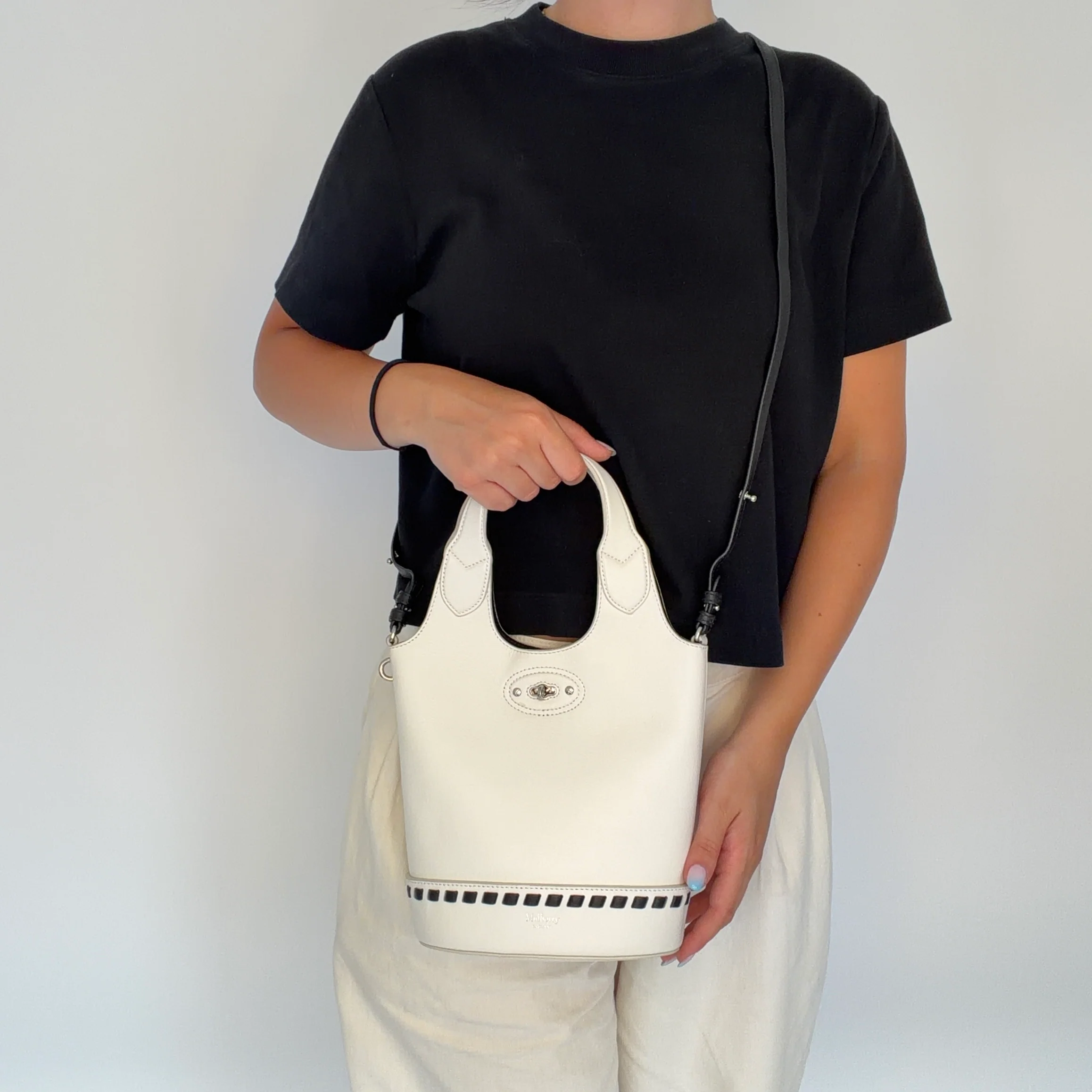 Mulberry Lily Bucket Bag White - Image 2