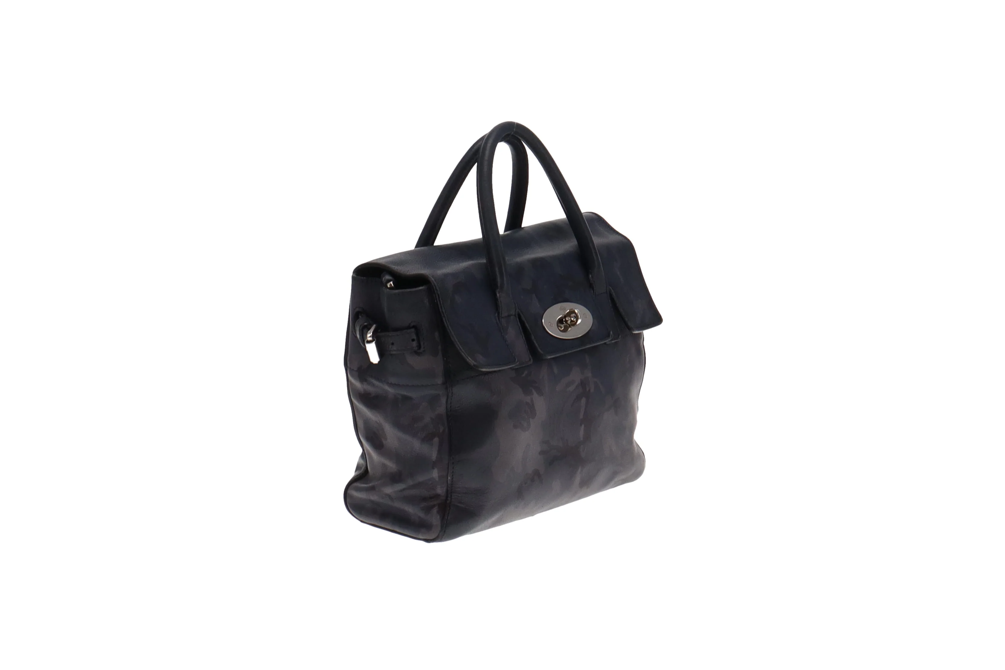 Mulberry Navy Camouflage Leather Cara Delevingne Backpack - Image 3