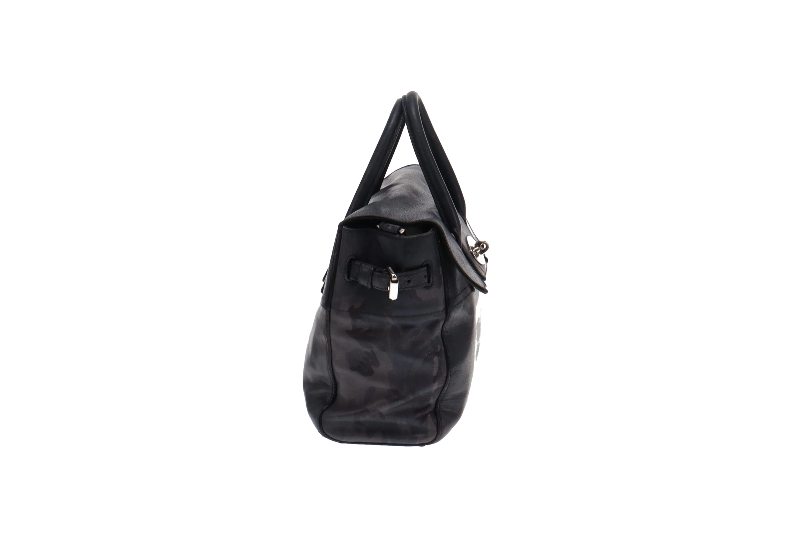 Mulberry Navy Camouflage Leather Cara Delevingne Backpack - Image 4