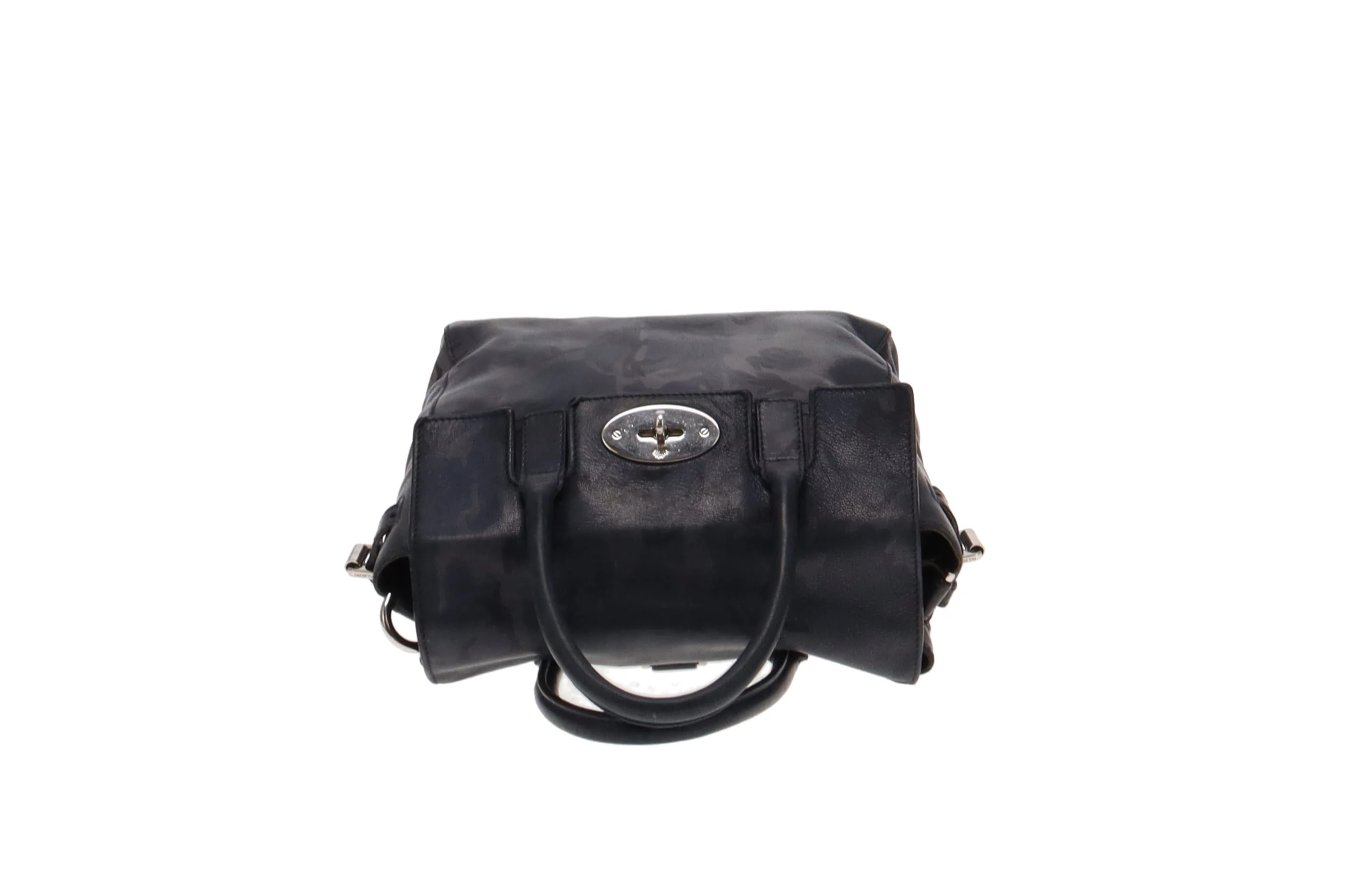 Mulberry Navy Camouflage Leather Cara Delevingne Backpack - Image 7