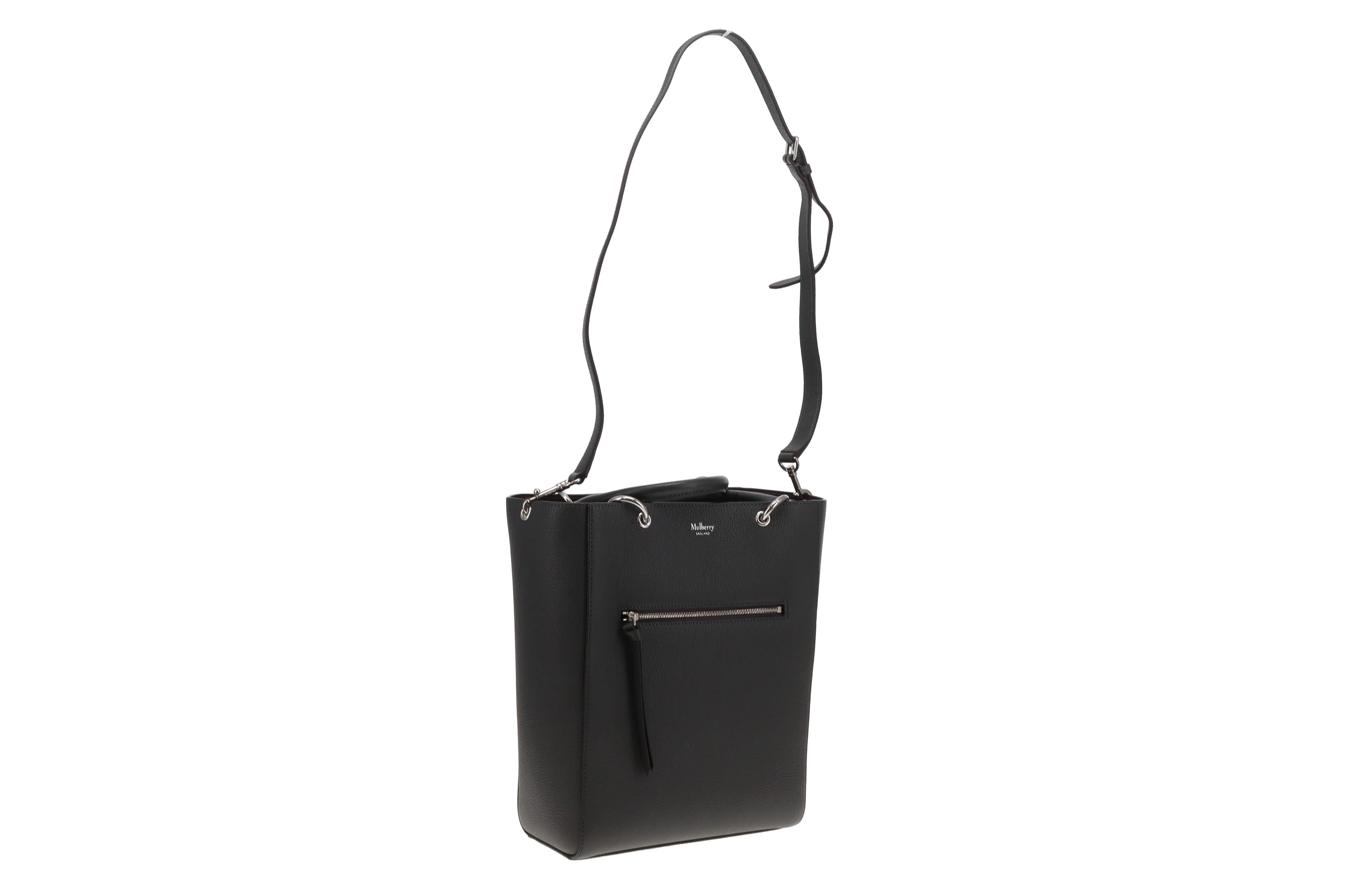 Mulberry Small Maple Bag Graphite Classic Grain - Image 13