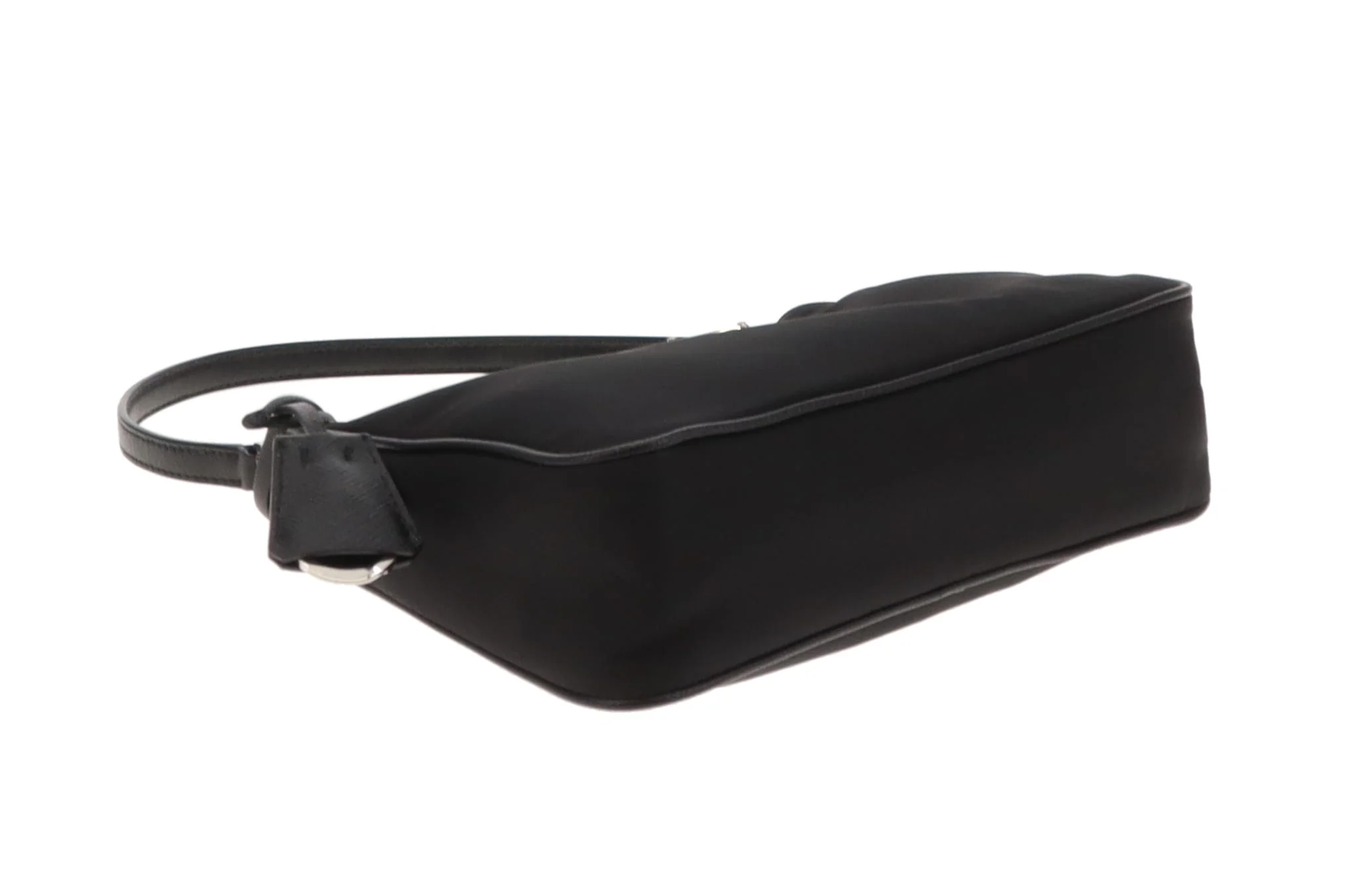 Prada Re-Edition 2005 Mini Bag Black Nylon and Saffiano - Image 10