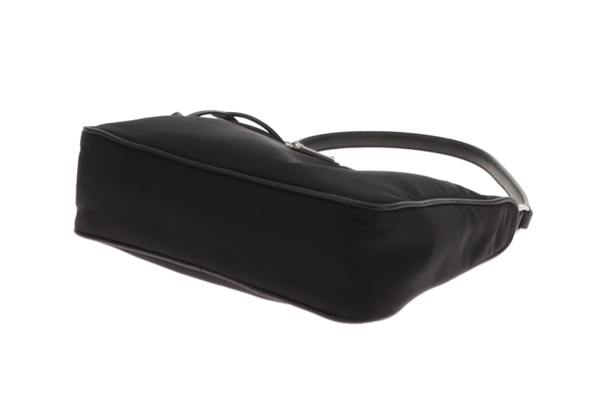 Prada Re-Edition 2005 Mini Bag Black Nylon and Saffiano - Image 9