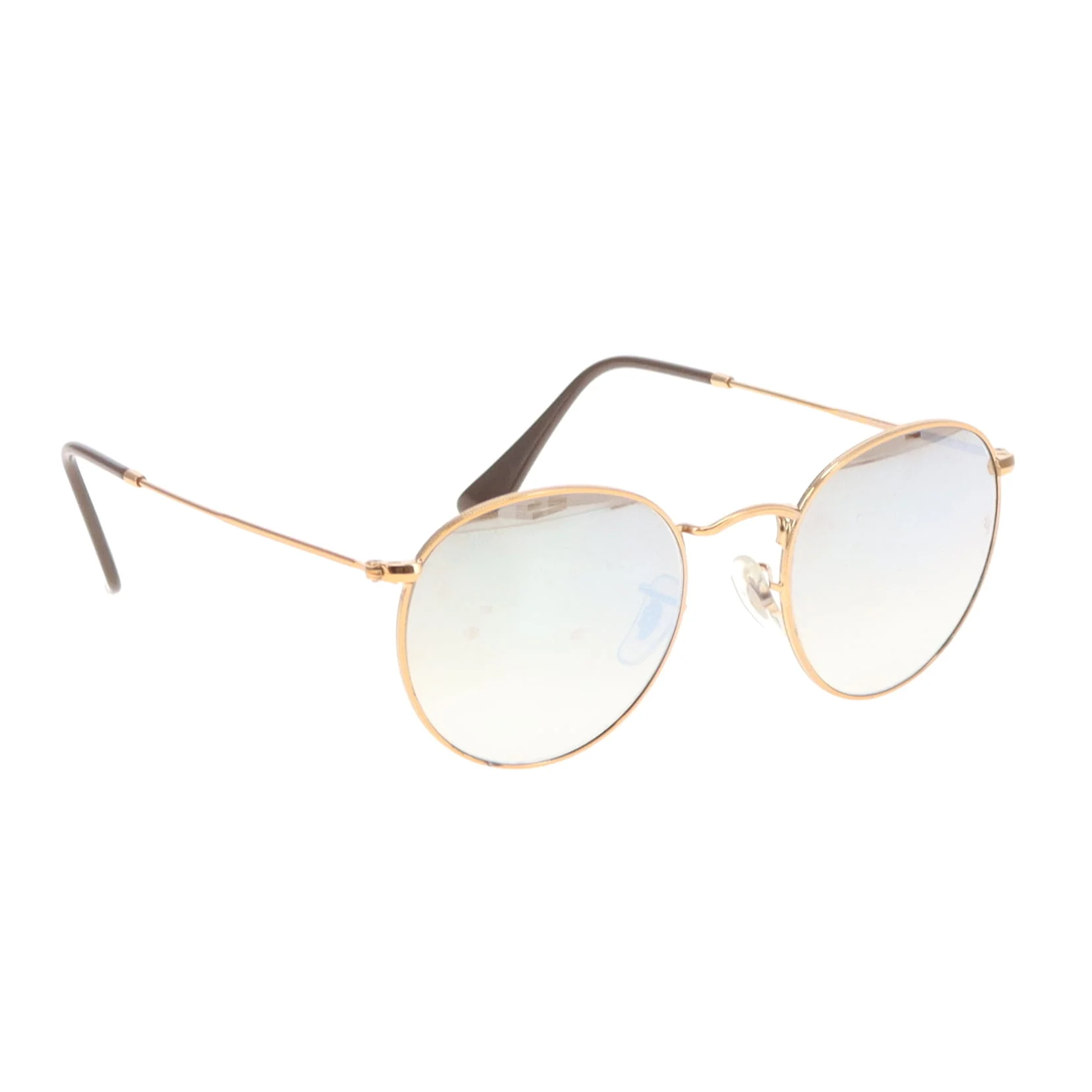 Ray-Ban Round Metal Sunglasses Mirrored Lens - Image 4